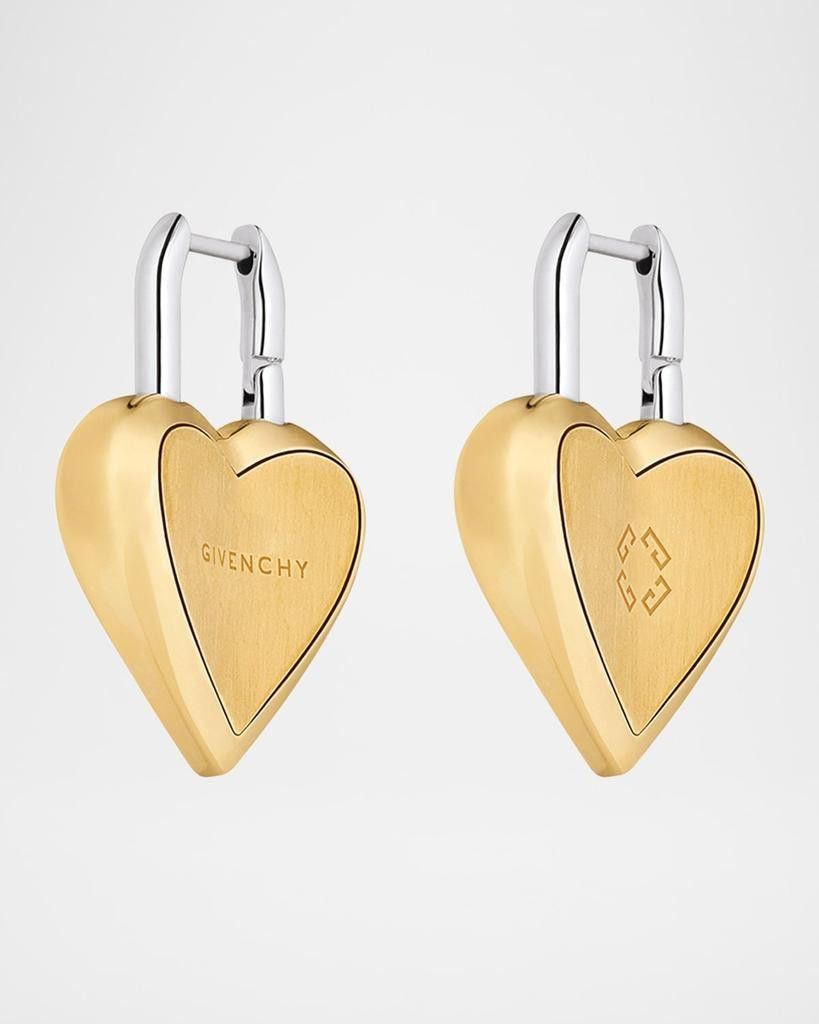 Givenchy os11x0326 Size: OS / Small Heart Lock 4G Earrings in Gold Size ONE SIZE - 2 Thumbnail