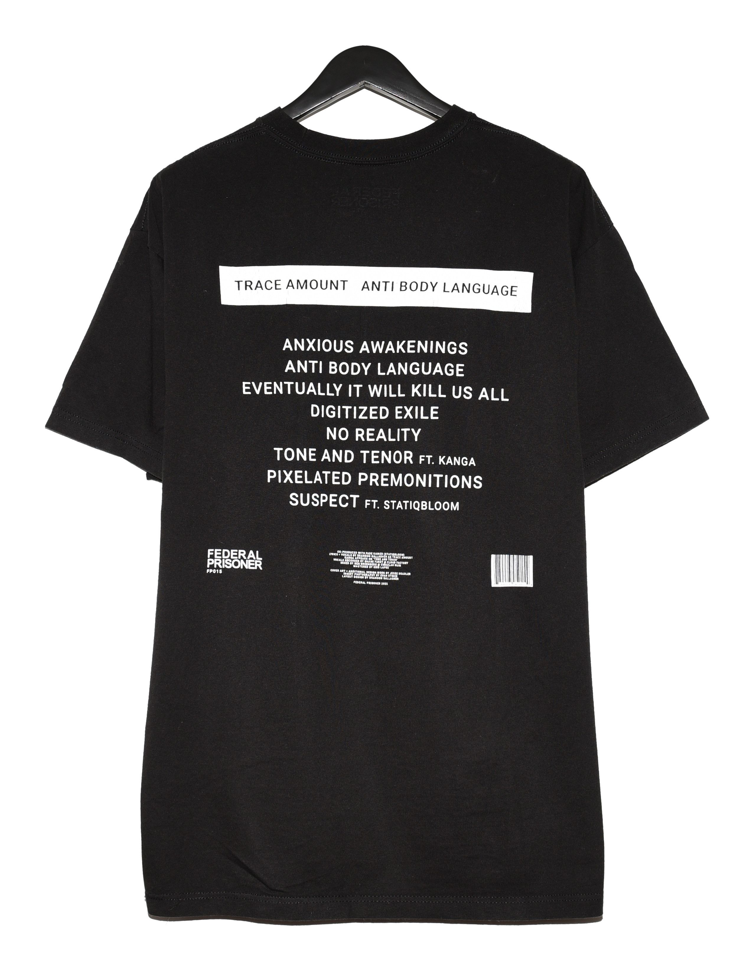 Band Tees Federal Prisoner Trace Amount/Anti Body Language Tee Size US XXL / EU 58 / 5 - 2 Thumbnail