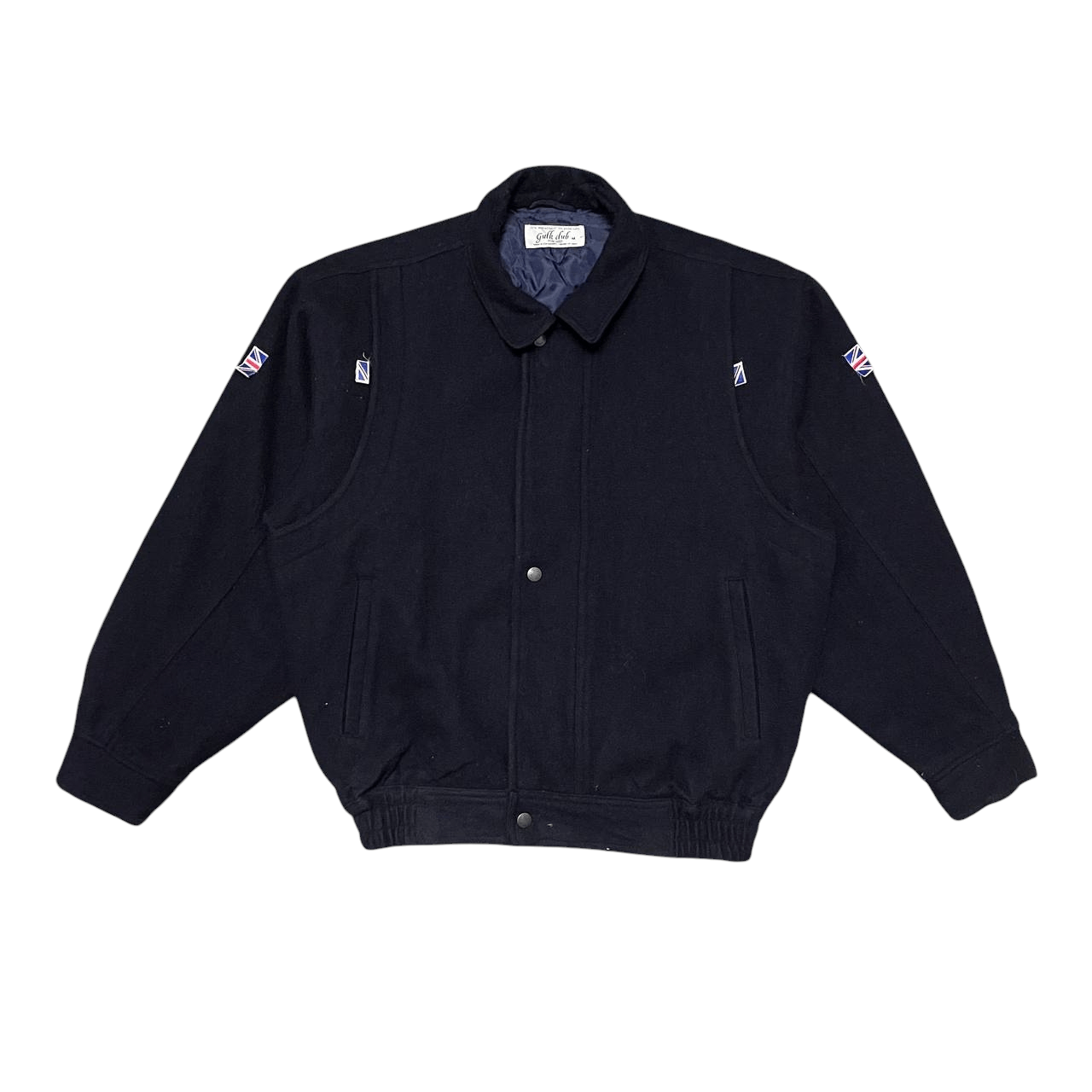 Issey Miyake Vintage Gulk Club for Men Wool Bomber Jacket Size US M / EU 48-50 / 2 - 1 Thumbnail