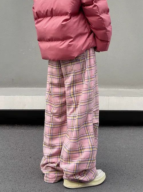 Japanese Brand Kirari x Asano Pink High Street Vintage Loose Casual Pants Size US 32 / EU 48 - 2 Thumbnail
