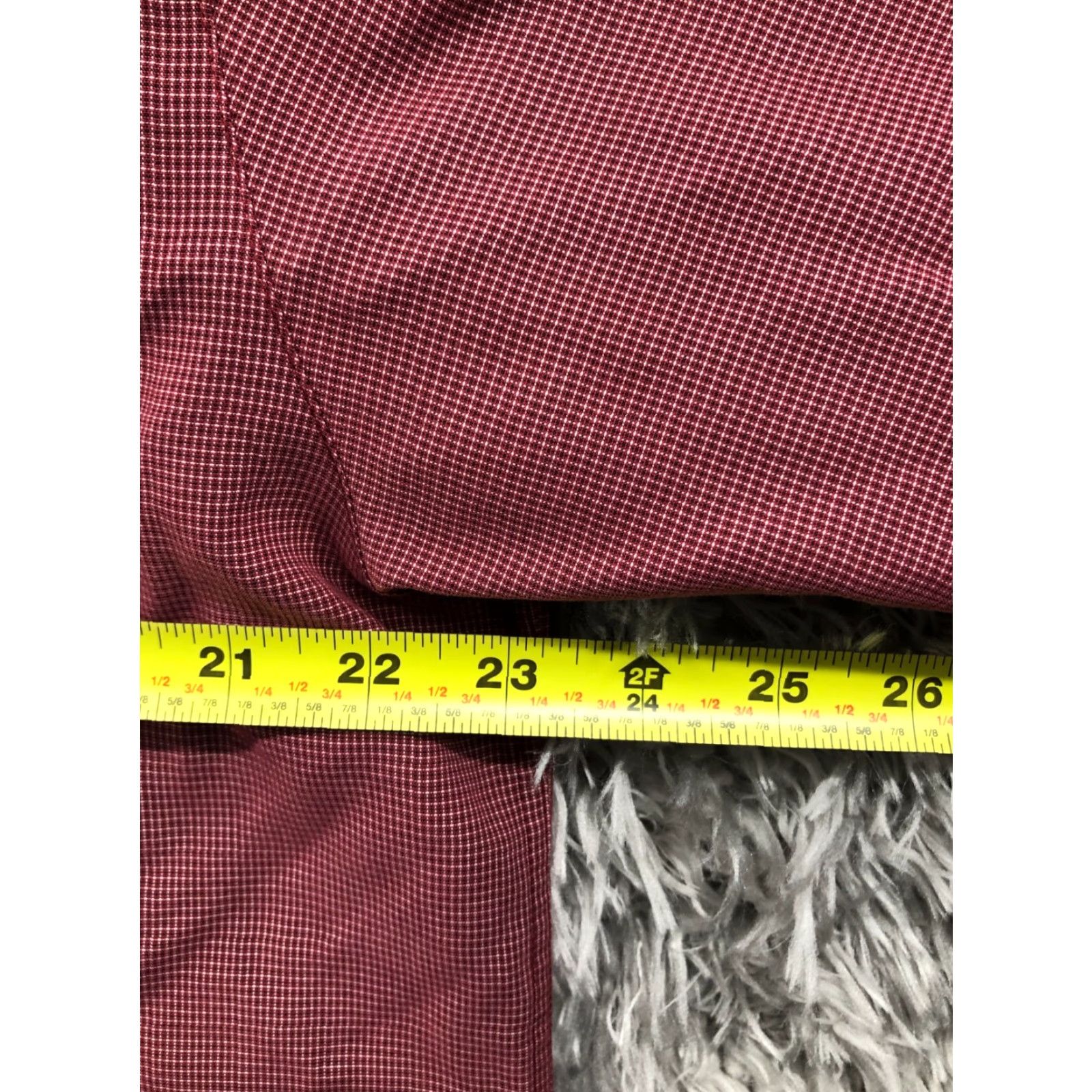 Haggar Haggar Shirt Size L Mens Short Sleeve Spread Collar Red Plaid Size US L / EU 52-54 / 3 - 2 Thumbnail