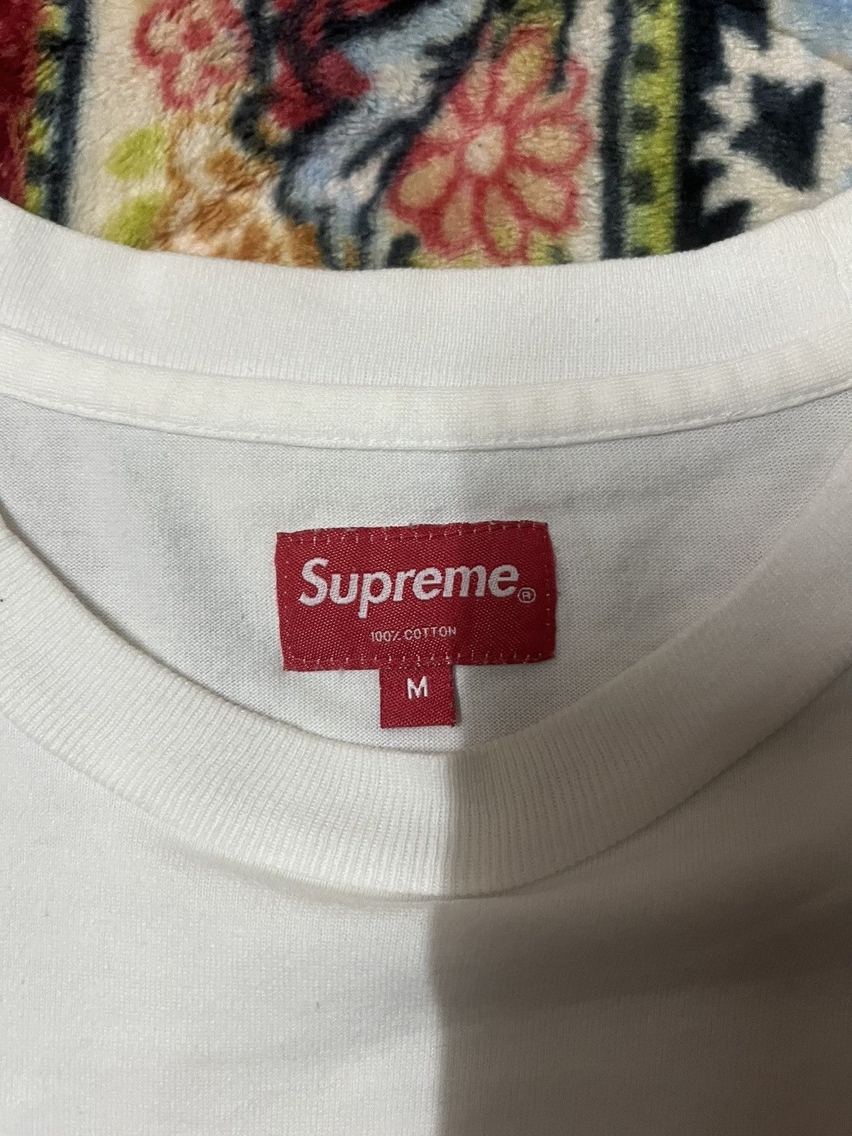 Supreme Supreme White Long Sleeve Tshirt Size US L / EU 52-54 / 3 - 3 Thumbnail