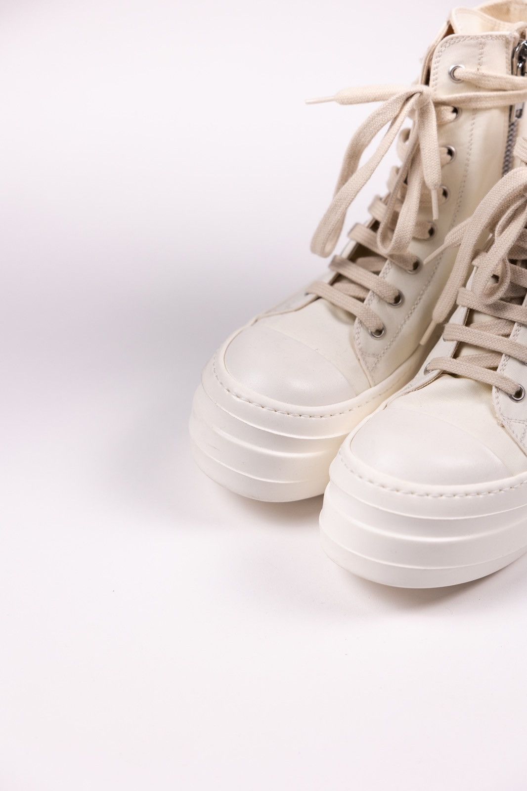 Rick Owens × Rick Owens Drkshdw Rick Owens DRKSHDW Platform High Top Sneakers Size US 5.5 / IT 35.5 - 8 Thumbnail