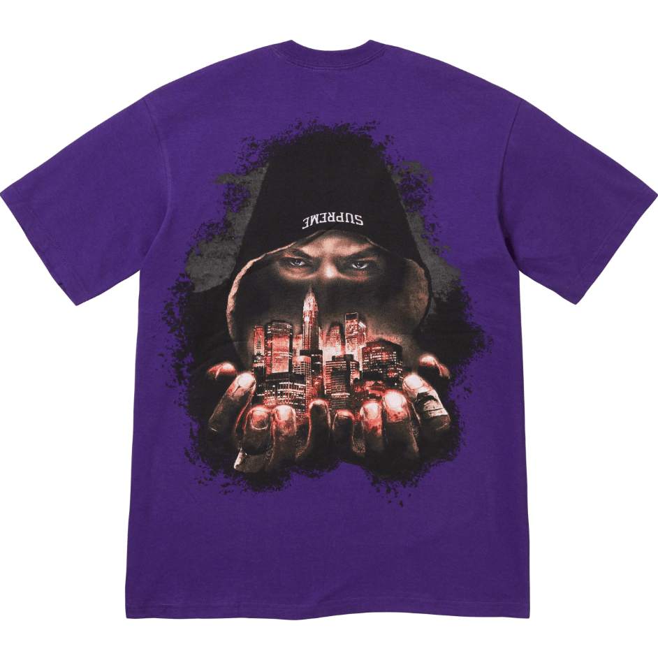Supreme Supreme Fight For NY Tee - Purple - L - FW23 Size US L / EU 52-54 / 3 - 1 Thumbnail