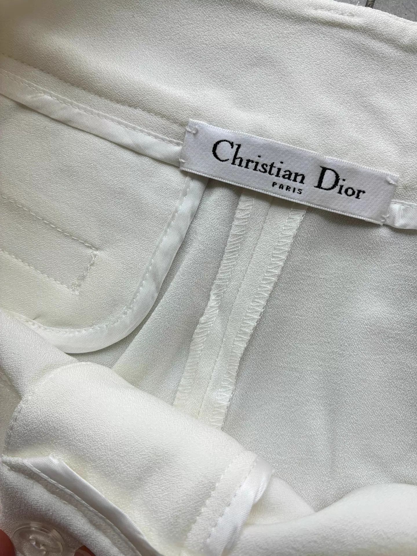 Dior Dior White Casual Pants 36 Size 26" / US 2 / IT 38 - 4 Thumbnail