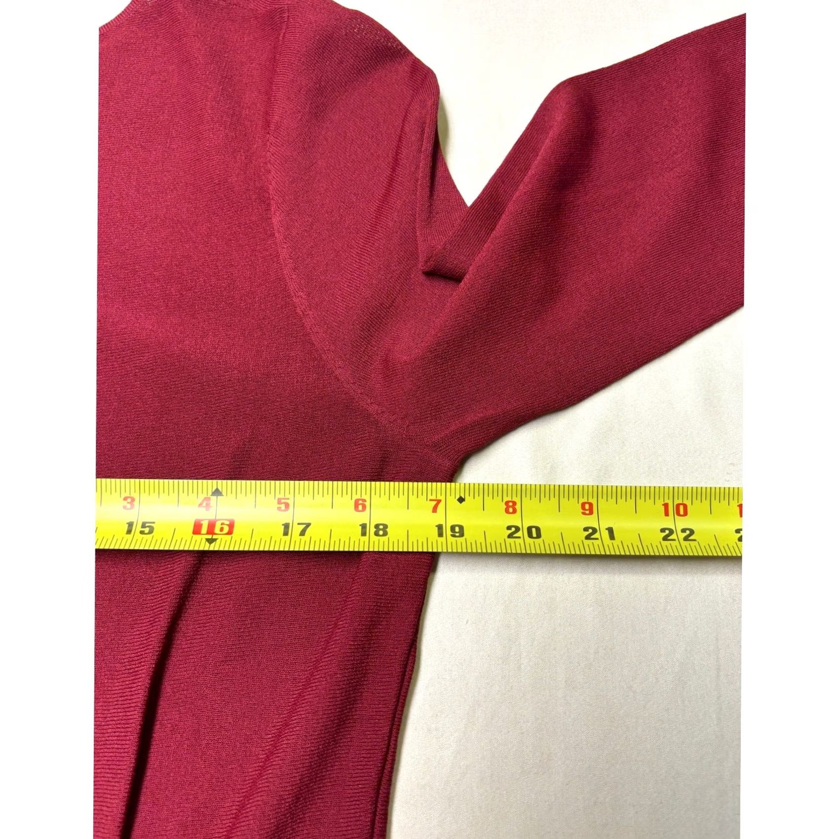 Cos COS Burgundy Red Open Back Top Long Sleeve Peplum Hem Womens Size M Size M / US 6-8 / IT 42-44 - 5 Thumbnail