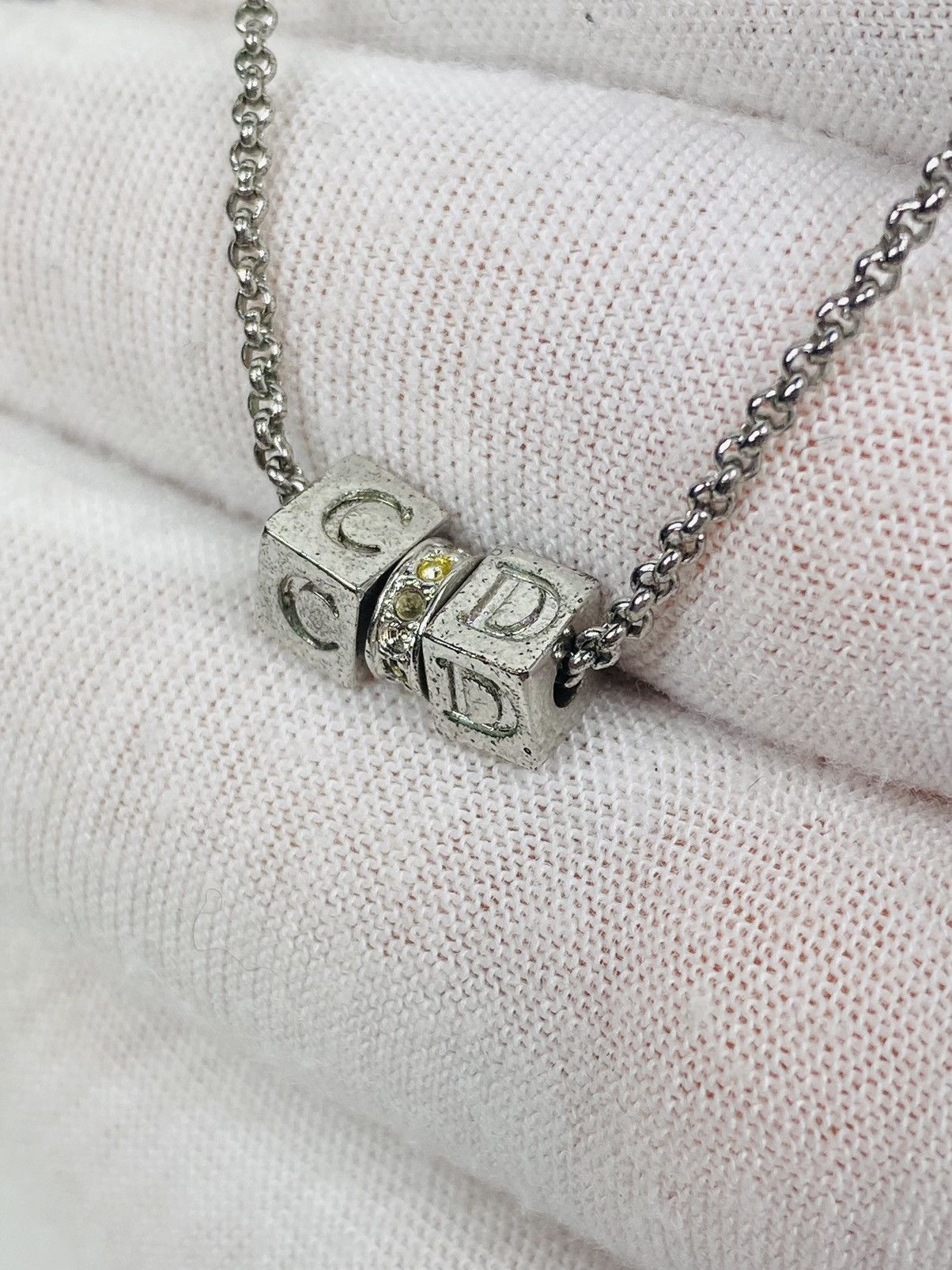 Dior Dior CD Dice Necklace Size ONE SIZE - 2 Thumbnail