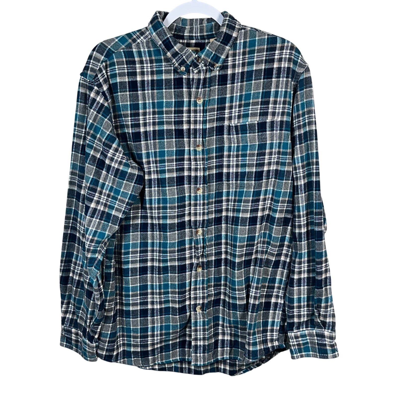 Redhead Redhead Plaid Button Down Shirt Mens M Long Sleeve Flannel Size US M / EU 48-50 / 2 - 1 Thumbnail