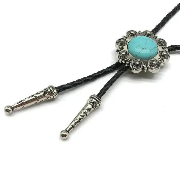 Cowboy Equipment Seiko x Asahi Turquoise Sunflower Design Rope Bolo Tie Size ONE SIZE - 8 Thumbnail