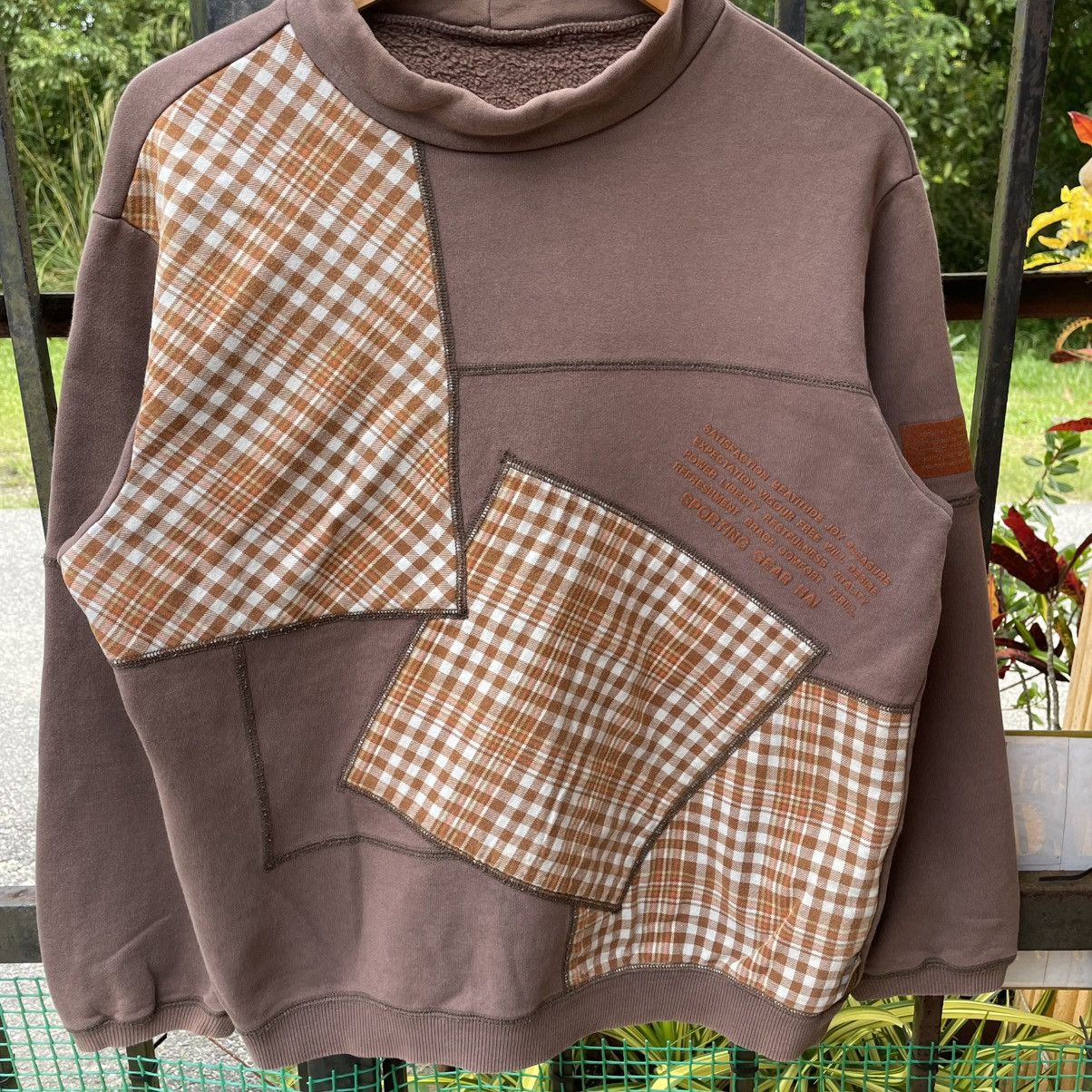 Hai Sporting Gear 🔥90s Hai Sporting Gear By Issey Miyake Patchworks Sweatshirt Size US M / EU 48-50 / 2 - 5 Thumbnail