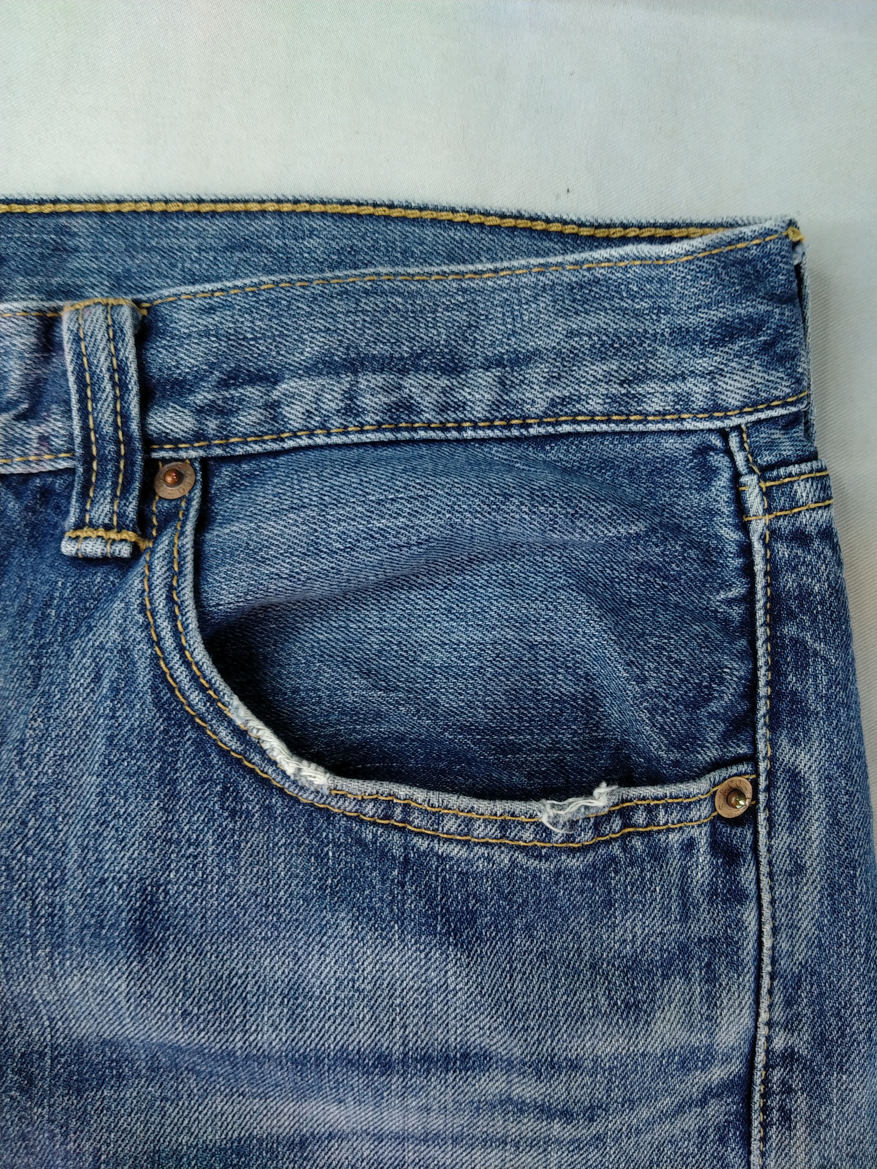 Japanese Brand Vintage Levi's 501 Distressed Denim 33x31.5 -JN135 Size US 33 - 10 Thumbnail