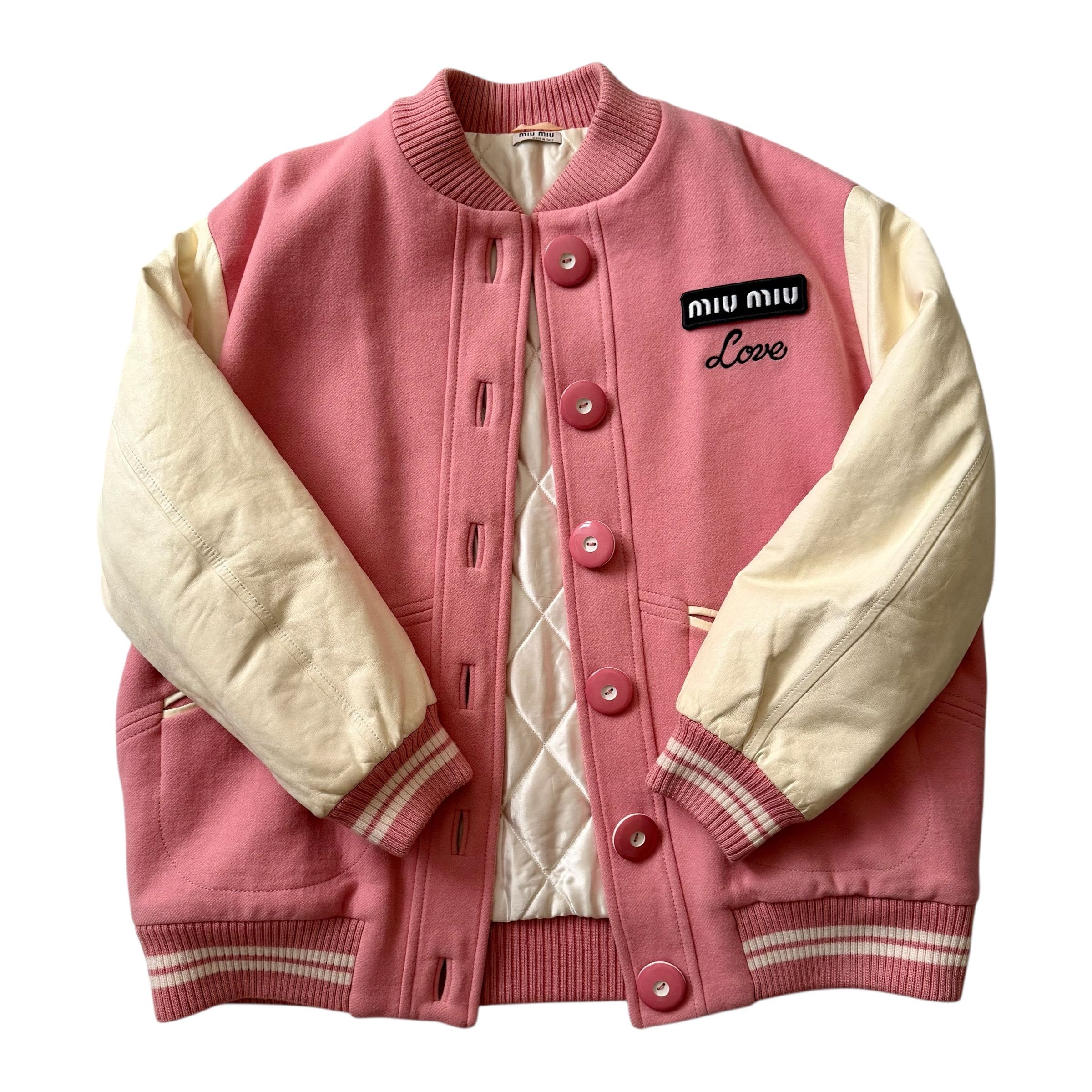 Miu Miu MIU MIU VARSITY JACKET Size M / US 6-8 / IT 42-44 - 3 Thumbnail