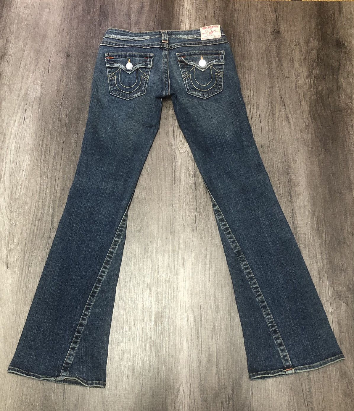Japanese Brand TRUE RELIGION FLARED JEANS Size 30" / US 8 / IT 44 - 8 Thumbnail