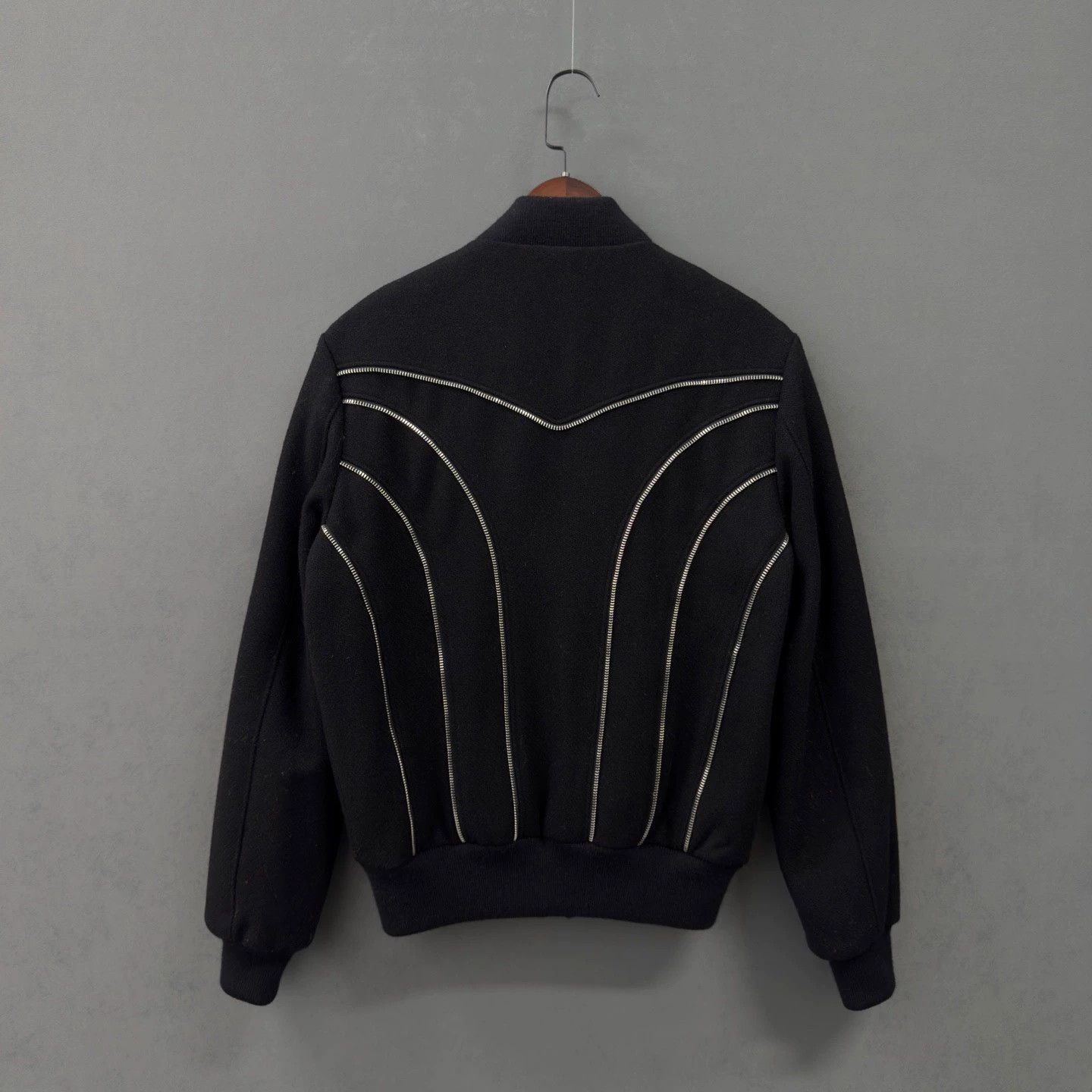 Saint Laurent Paris Saint Laurent SLP striped single-breasted zip-up jacket Size US S / EU 44-46 / 1 - 2 Thumbnail