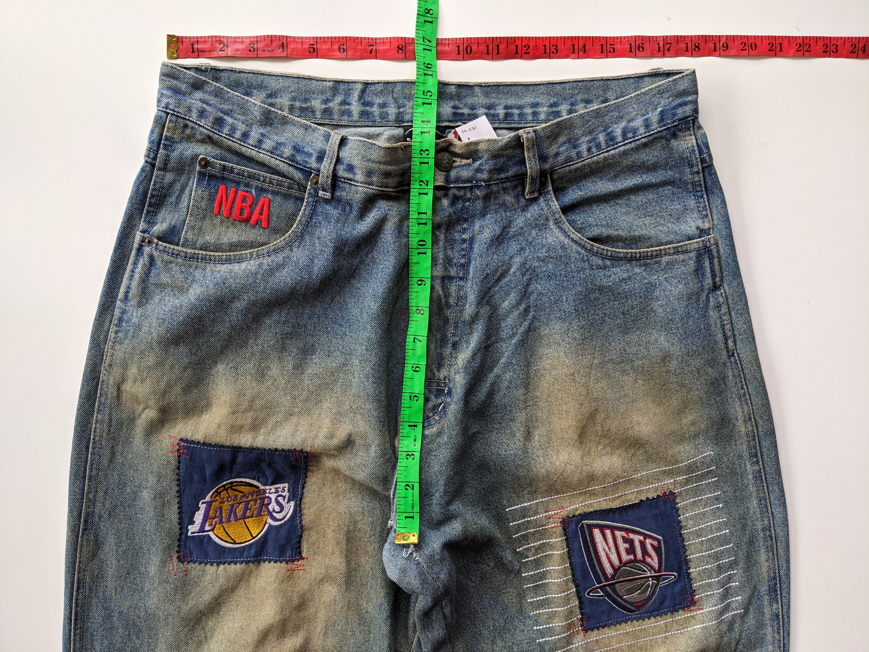 NBA × Vintage Vintage NBA baggy patchwork ballon jeans Size US 36 / EU 52 - 10 Thumbnail
