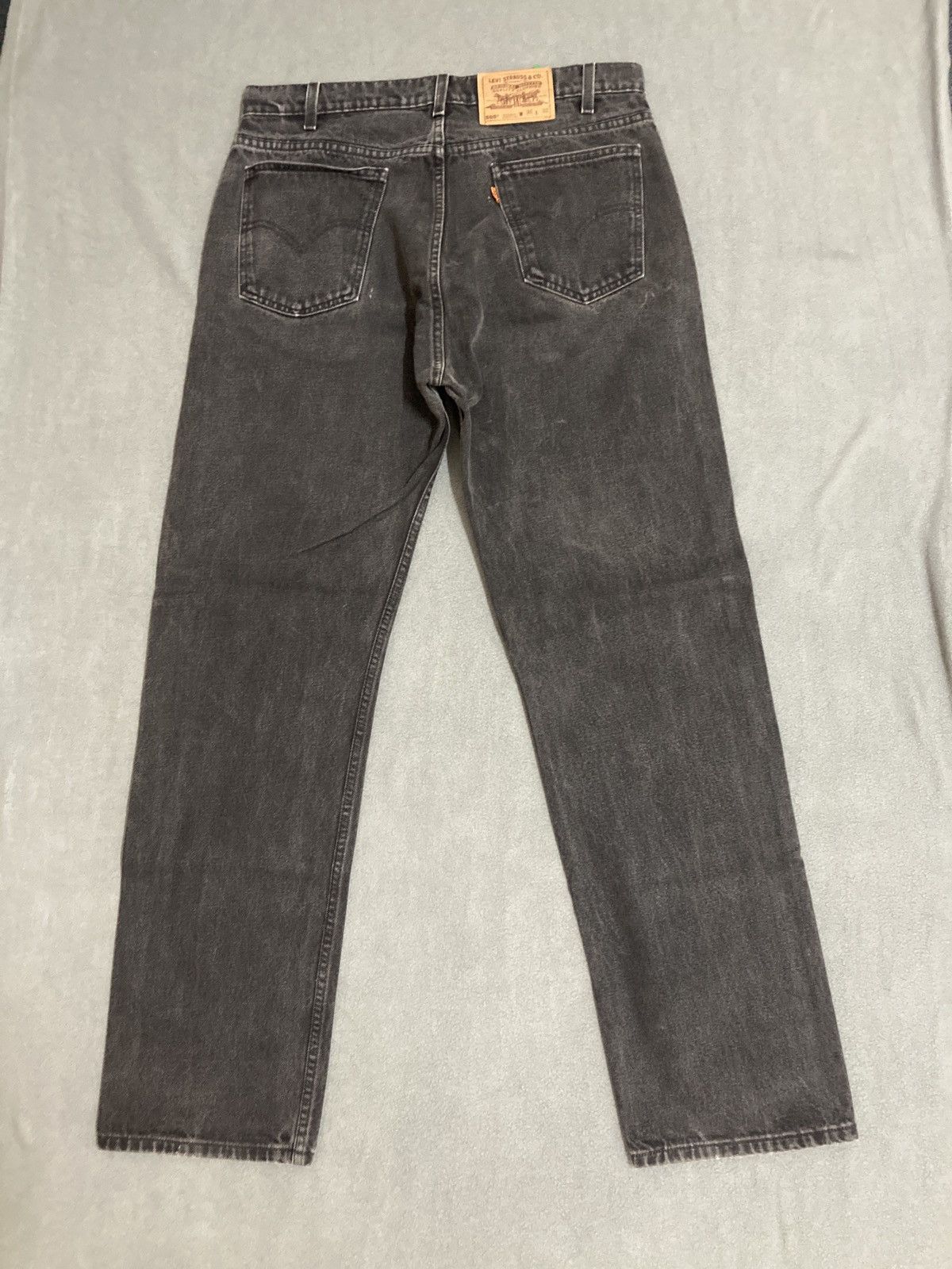 Levi's Vintage 90’s Levis 505 orange tab jeans Made in Mexico Size US 36 / EU 52 - 9 Thumbnail