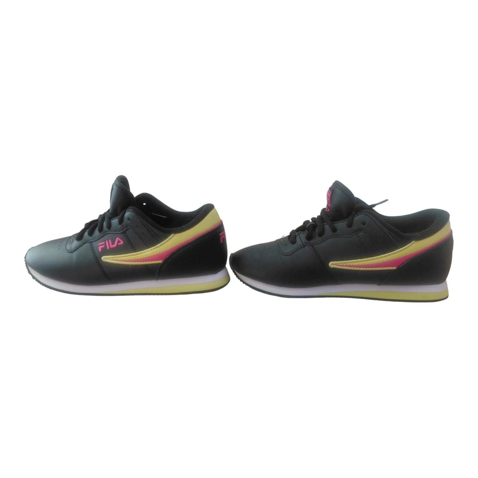 Fila 3PM01823-044 — FILA Women's 6 Black Pink Neon Yellow Y2K Ath Size US 6 / EU 39 - 4 Thumbnail