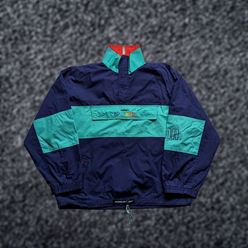 Puma VINTAGE PUMA FORMAKTIV JACKET Anorak Size M Blue Mens Hoodie? Size US M / EU 48-50 / 2 - 1 Thumbnail