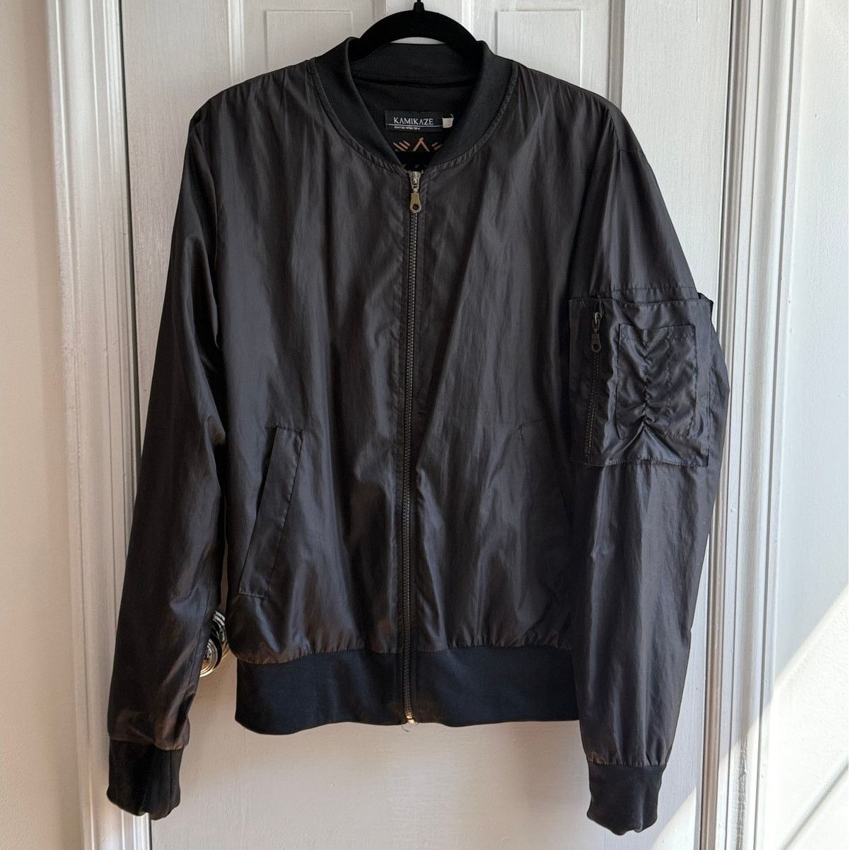 Vintage Rare Eminem Kamikaze "Record Du Monde" Black Bomber Jacket Size US M / EU 48-50 / 2 - 2 Thumbnail