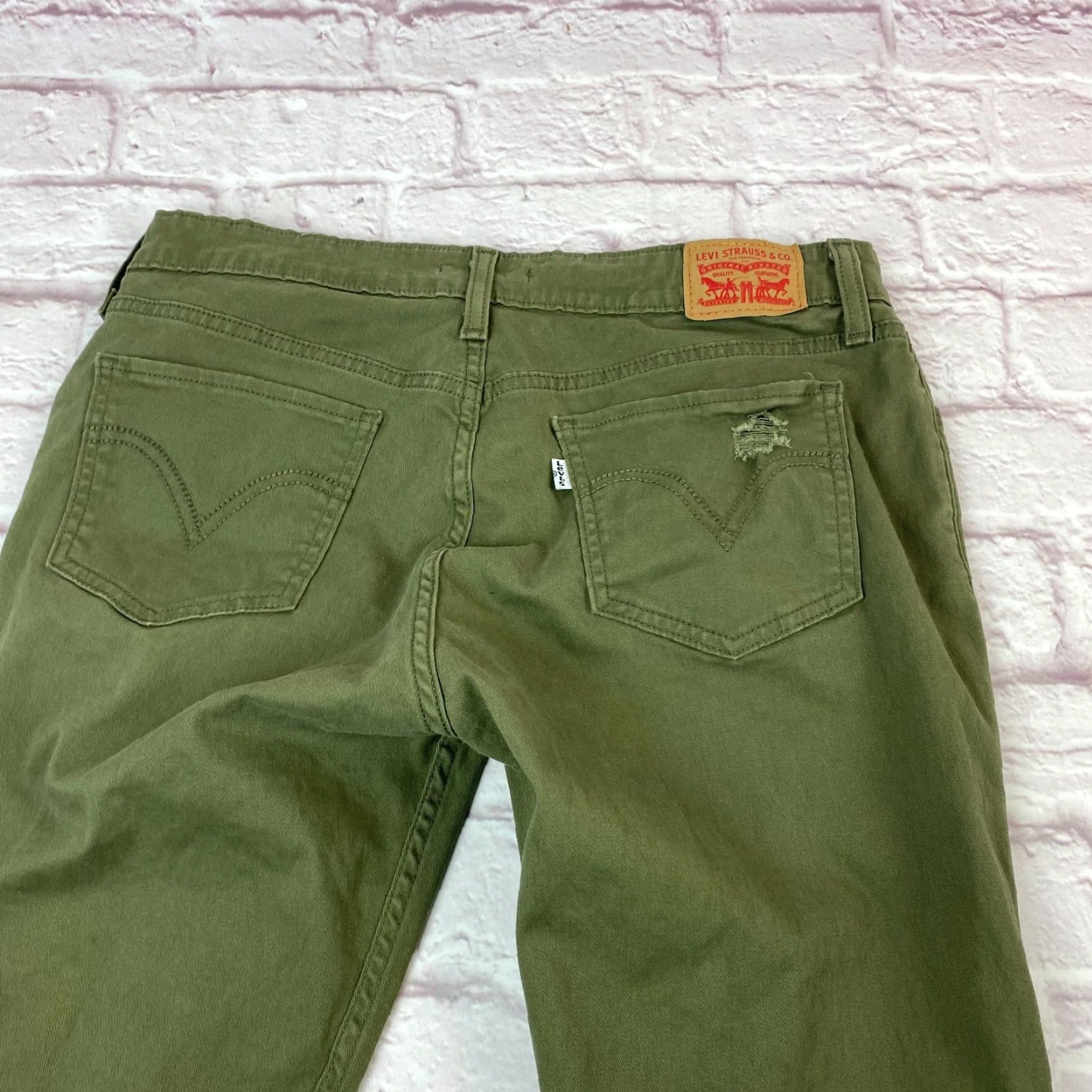 Levi's Levi's 535 Levi Strauss 535 Super Skinny Jeans 32 Distressed Denim Blue Regular 5-Pocket 90s Theme Womens Jeans- By Levi's 535 Size 24" / US 00 / IT 34 - 7 Thumbnail