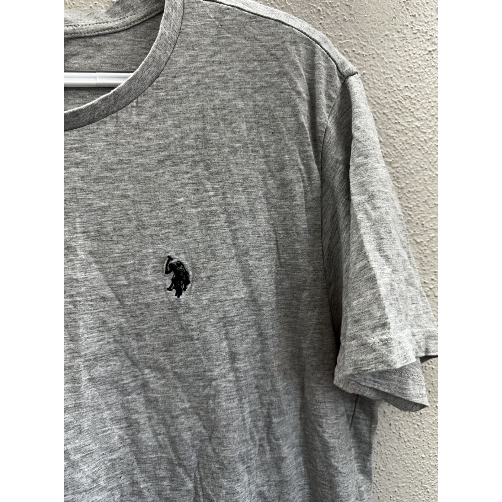 U.S. Polo Assn. US Polo Assn. Mens Shirt Short Sleeve Regular Gray Logo T-Shirt L Mens Size US L / EU 52-54 / 3 - 2 Thumbnail