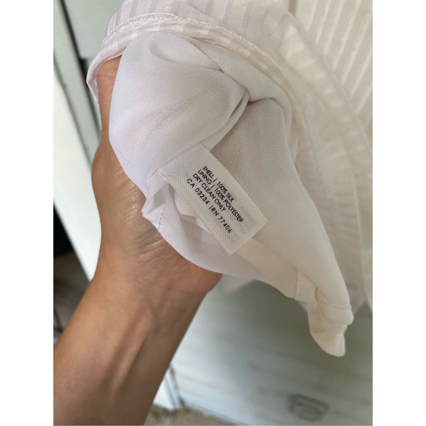Club Monaco Club Monaco NWT Heather Top in White, Size Large, MSRP $119 Size L / US 10 / IT 46 - 4 Thumbnail