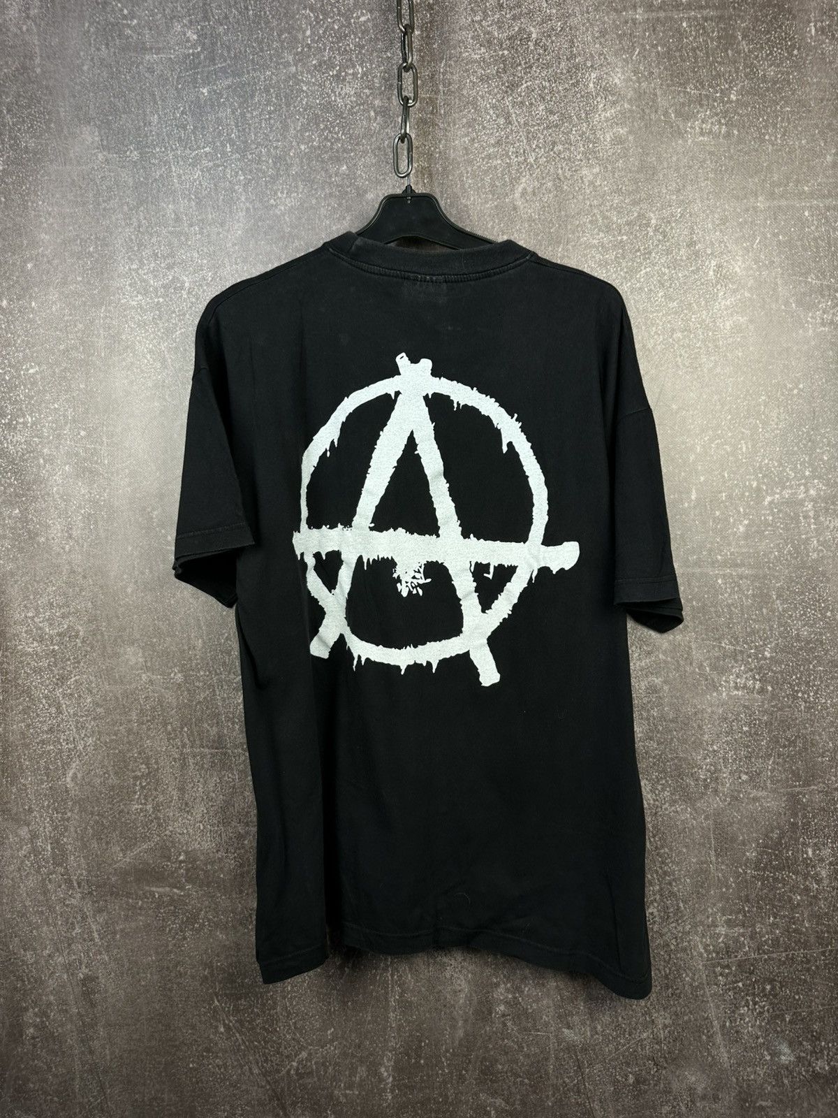 Vintage Vintage 90s Anarchy Punk’s T-Shirt Size US XL / EU 56 / 4 - 2 Thumbnail