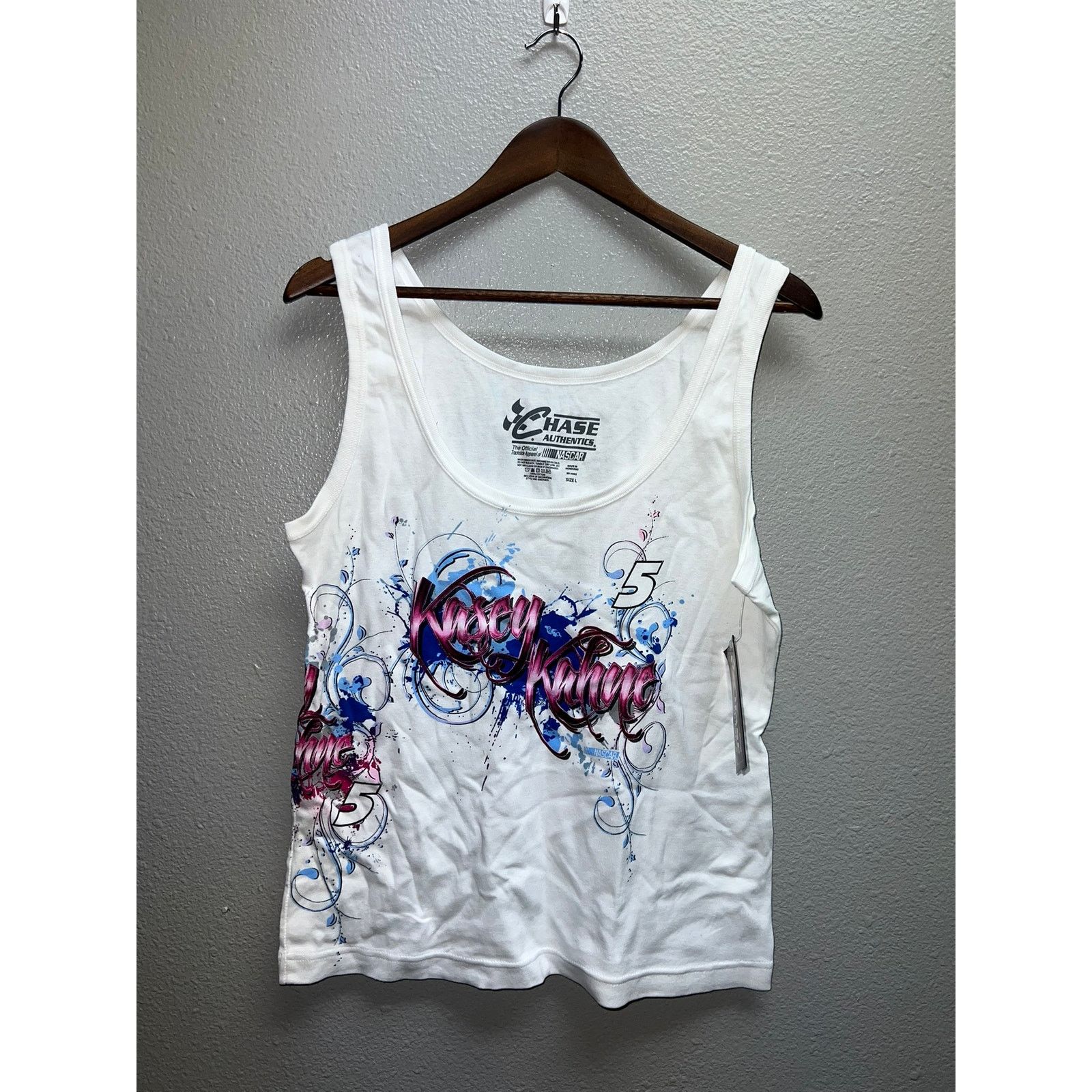 NASCAR Womens Nascar Sleeveless Shirt Kasey Kahne Top Tank Large Size L / US 10 / IT 46 - 1 Thumbnail