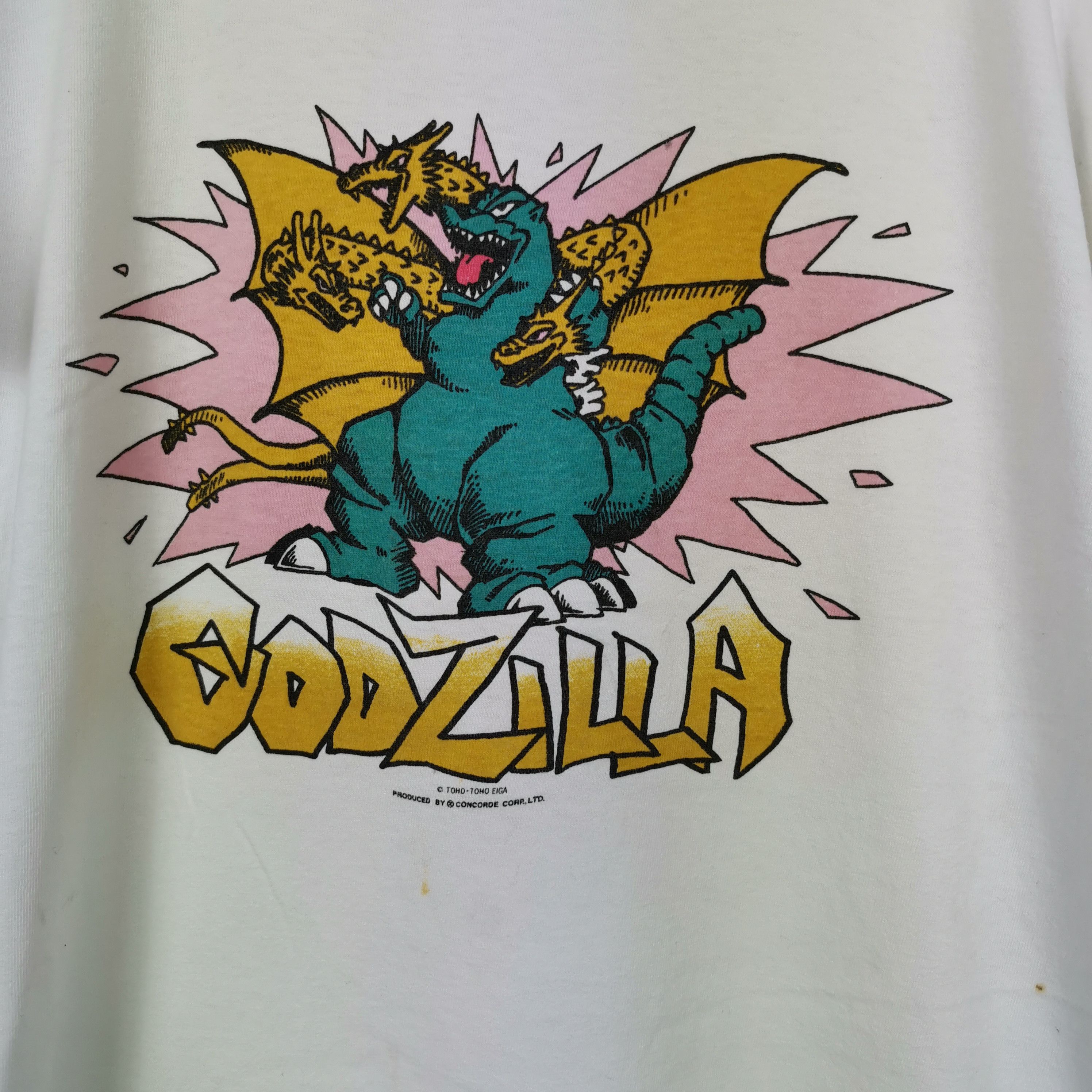 Vintage Vintage 90s Godzilla T-Shirt Movie by Toho - Toho Japanese Size US L / EU 52-54 / 3 - 3 Thumbnail