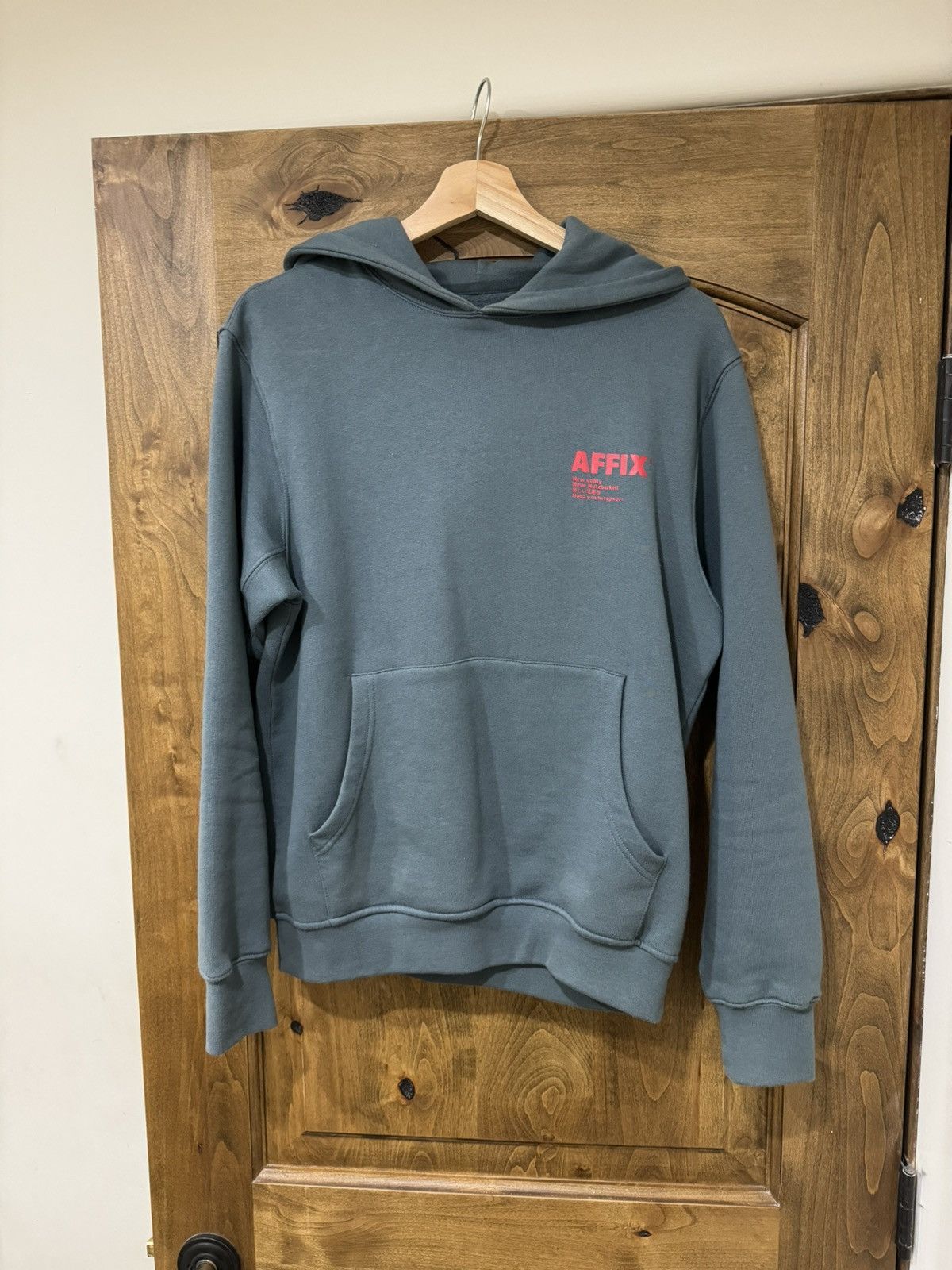 AFFXWRKS × Kiko Kostadinov Affxwrks Affix Grey Logo Print Hoodie XS Size US XS / EU 42 / 0 - 6 Thumbnail