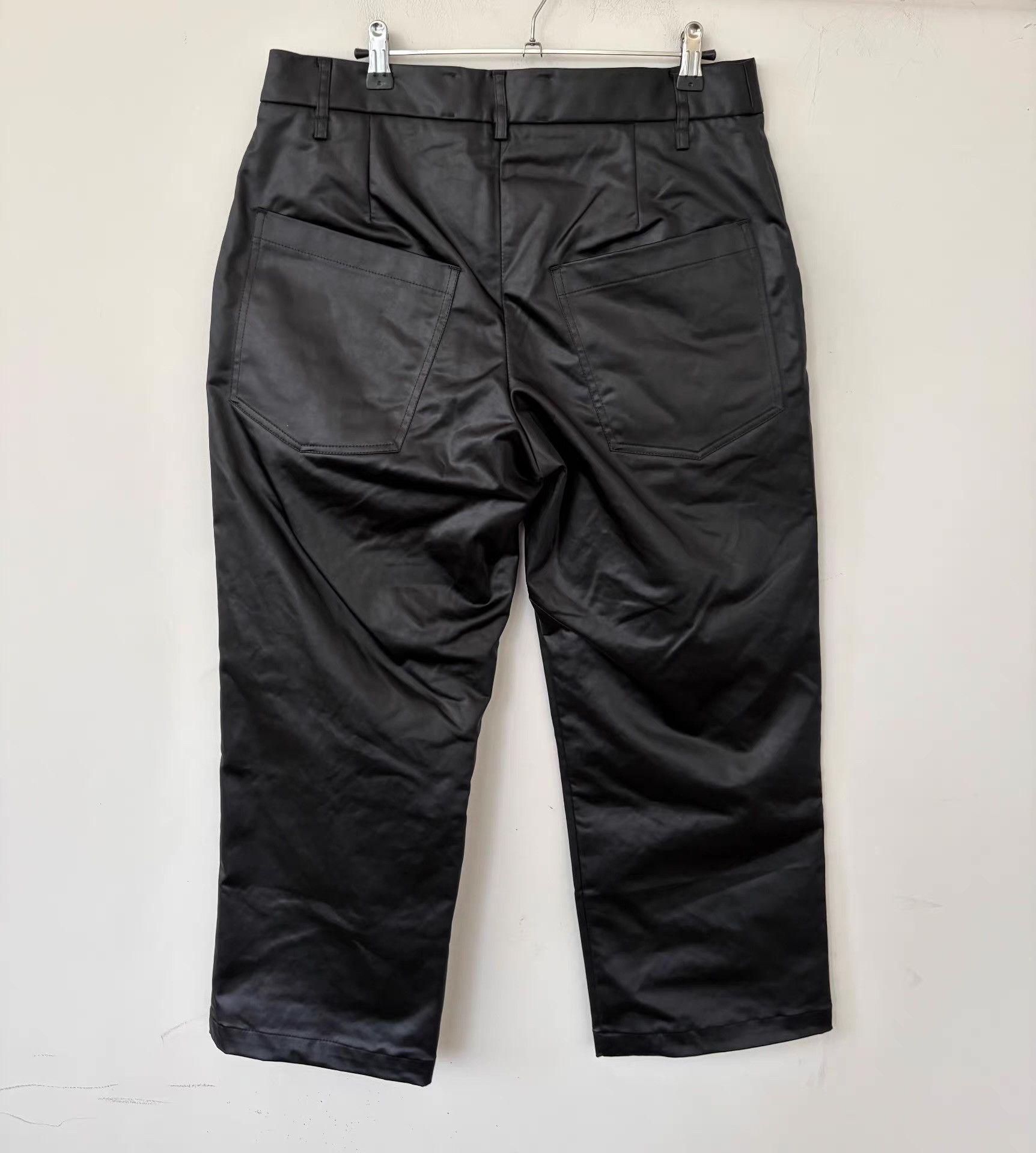 Song For The Mute Song for the Mute 22.2 Men's SatinMirrorFinish Trousers Ｑ21 Size US 34 / EU 50 - 2 Thumbnail