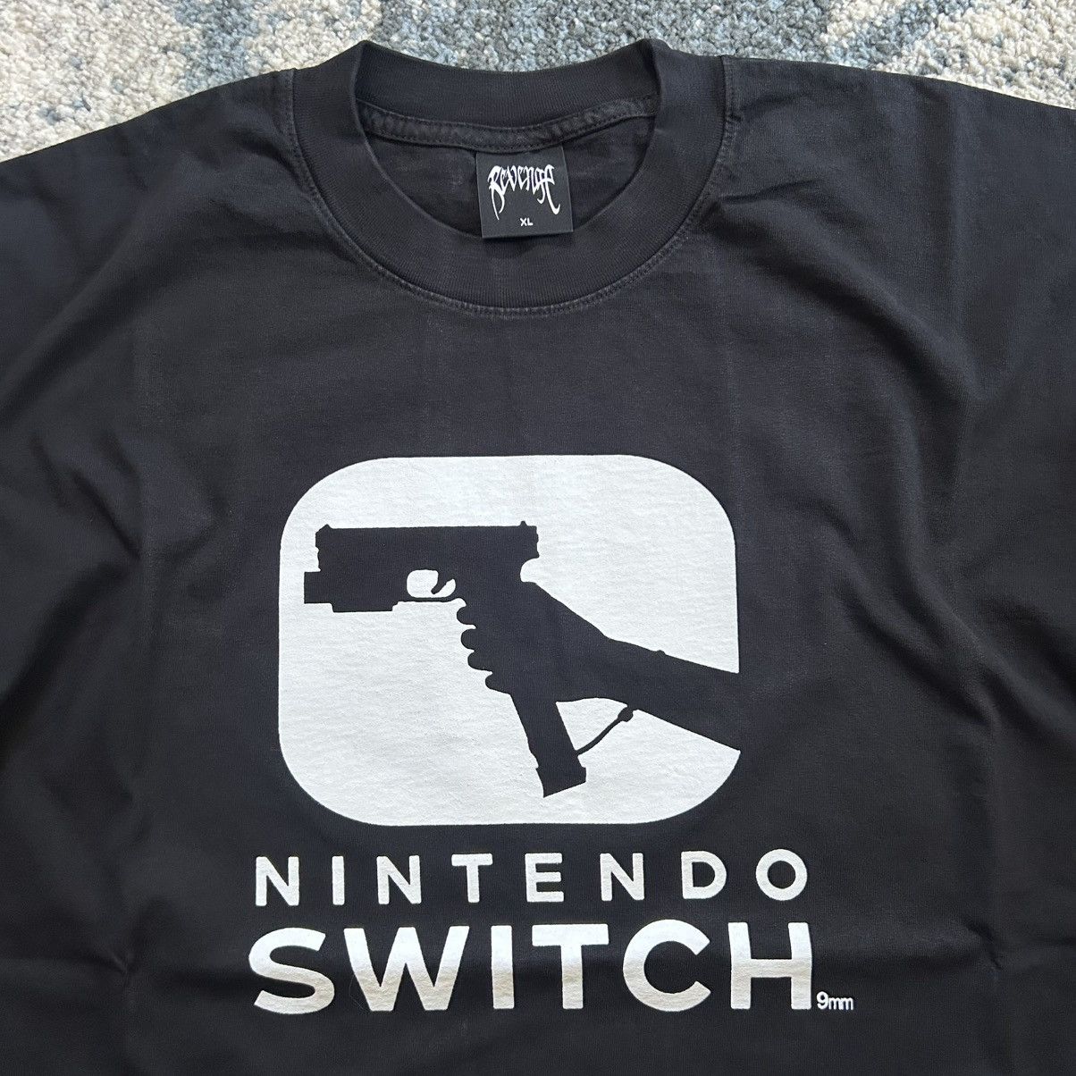 Revenge Nintendo switch 2 tee | Spencer’s GLOCK novelty sleaze Size US XL / EU 56 / 4 - 2 Thumbnail
