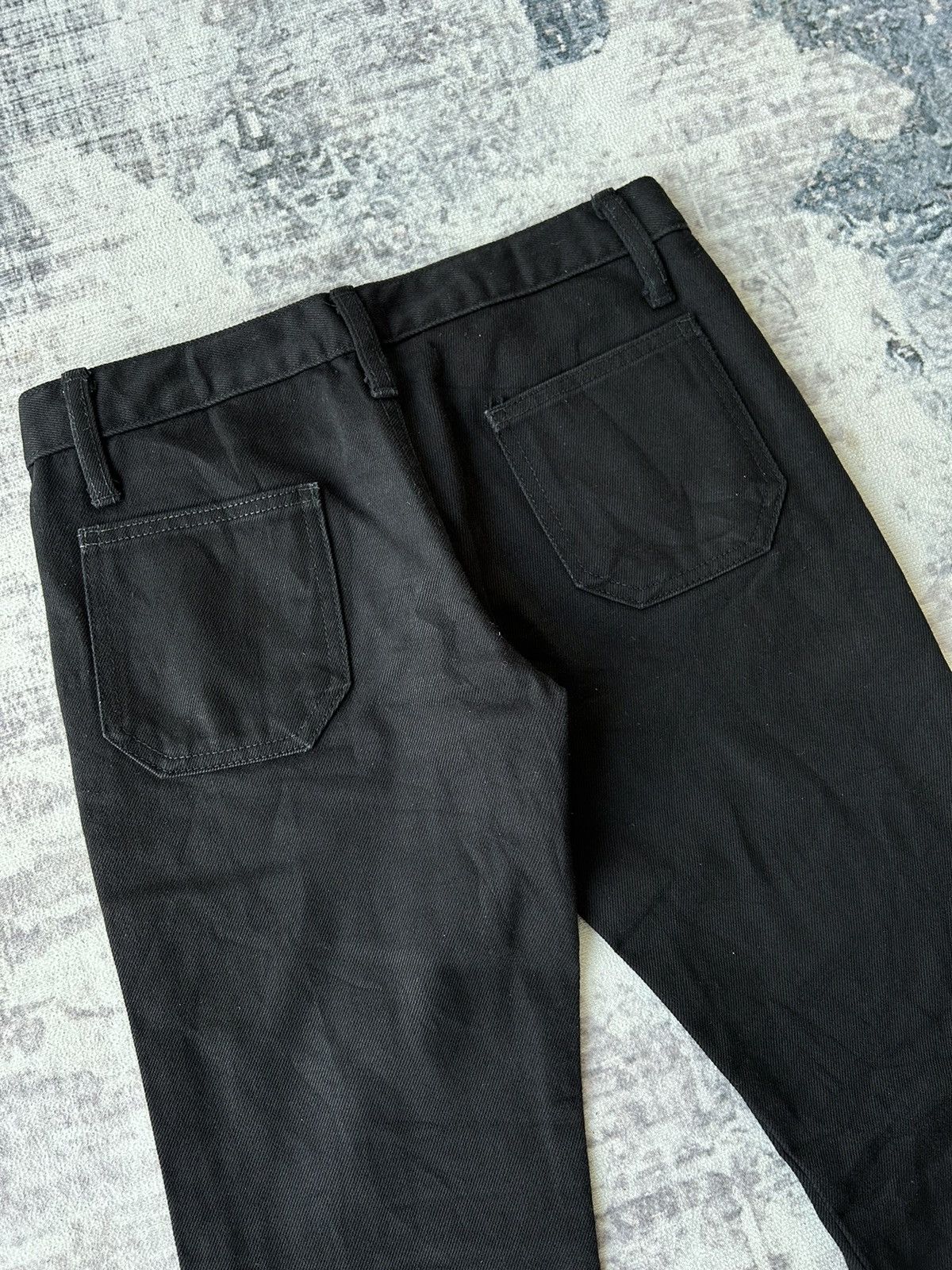 If Six Was Nine Super Flared Button Punk Jeans Size US 28 / EU 44 - 11 Thumbnail