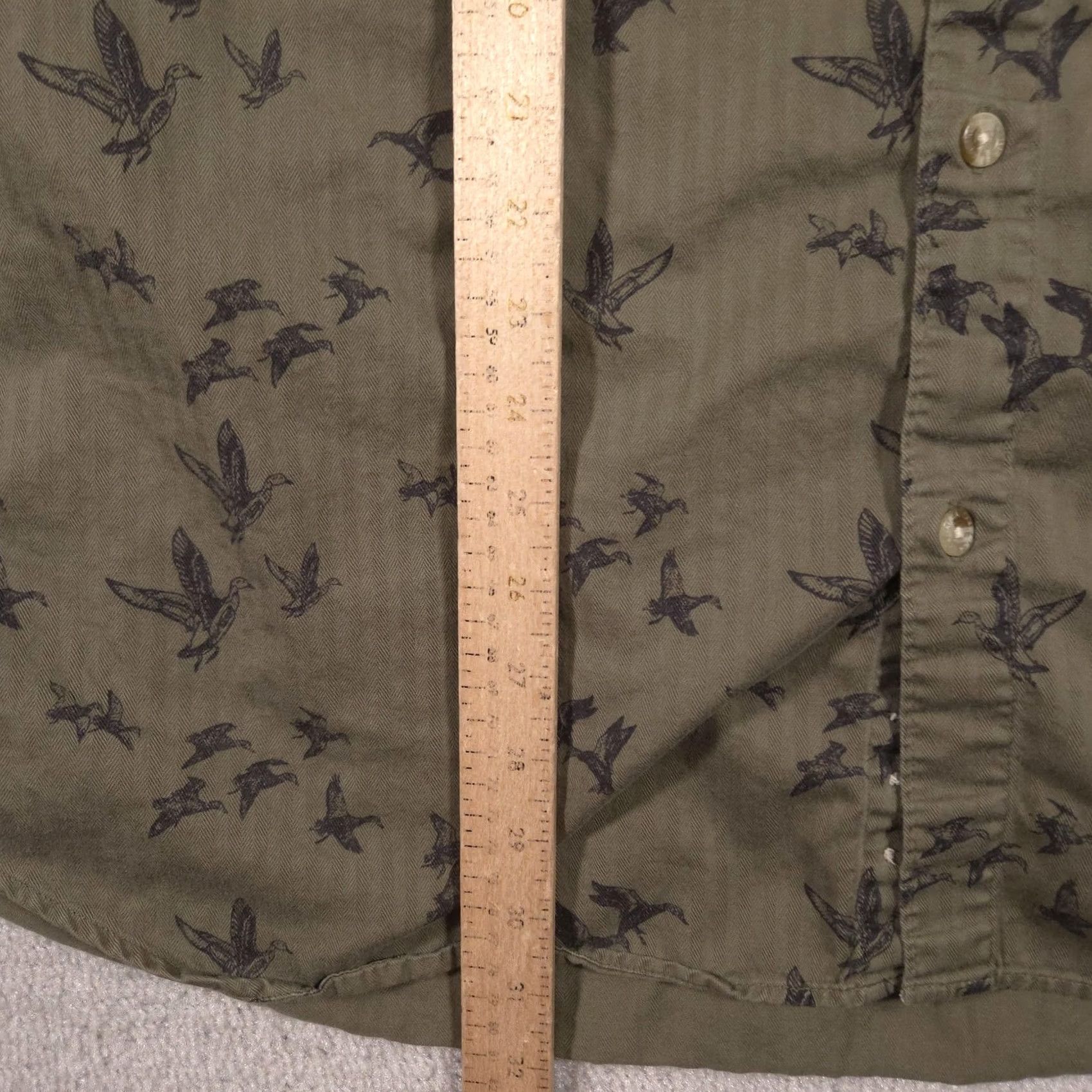 Vintage Columbia Shirt Mens 2XL Green Duck Print Button-Down Long Sleeve Casual Hunting Shirt Size US XXL / EU 58 / 5 - 7 Thumbnail
