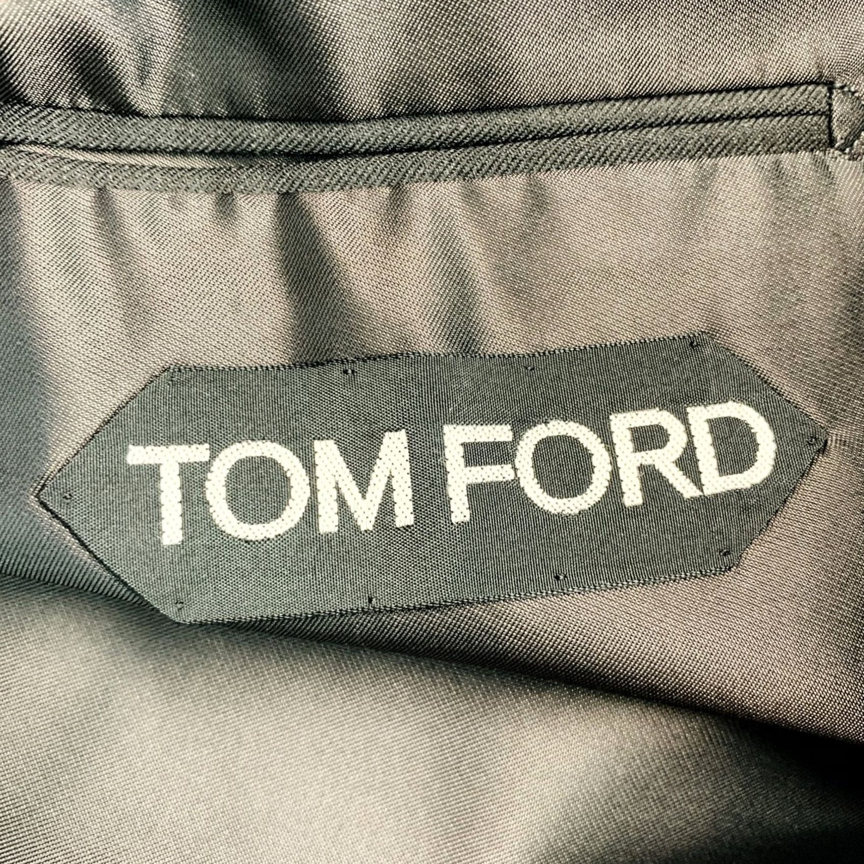 Tom Ford TOM FORD Grey Wool Peak Lapel Sport Coat 38 Mens Size US XXS / EU 40 - 5 Thumbnail