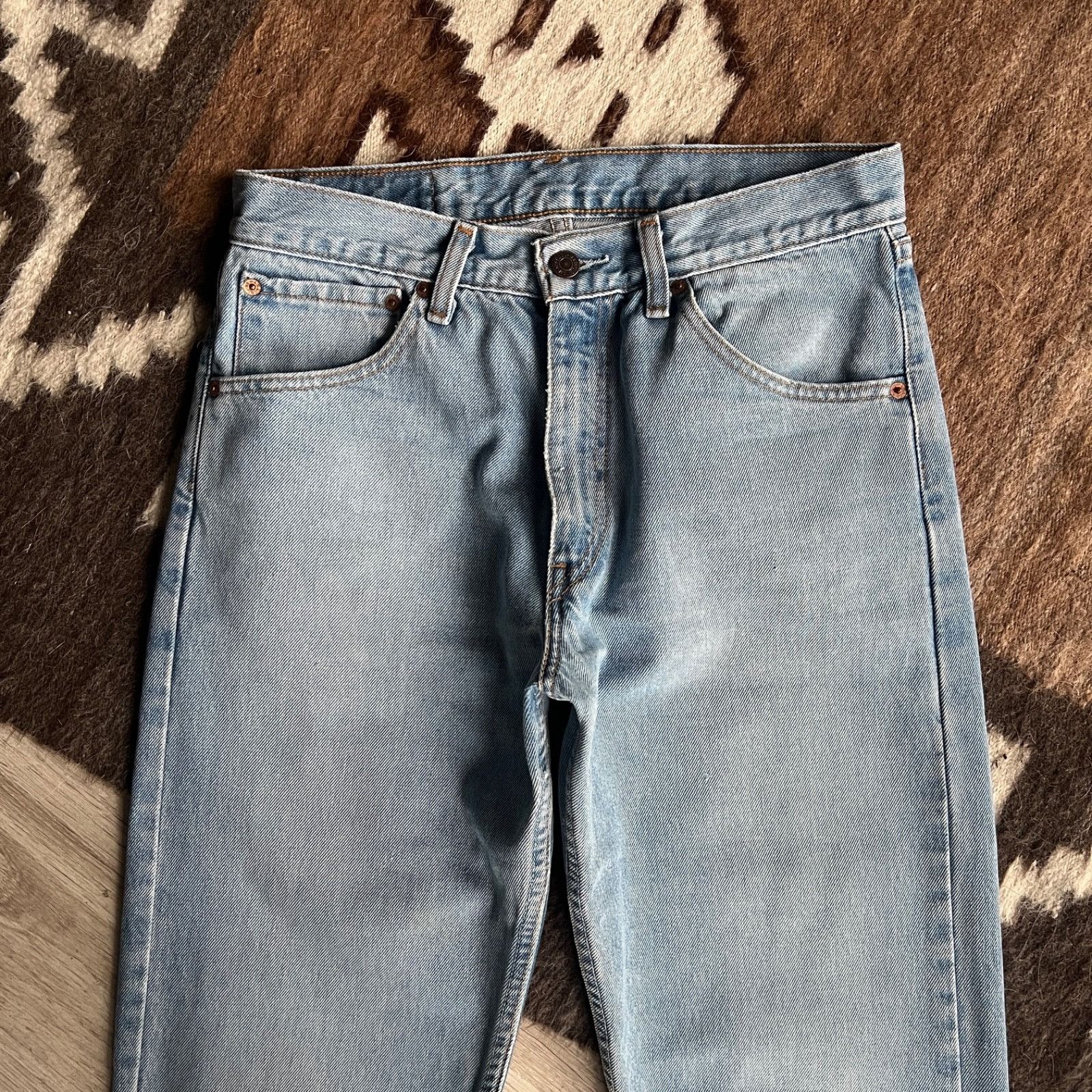 Levi's Levi’s 521 Vintage Straight Fit Denim Jeans 9811AC Size US 31 - 5 Thumbnail