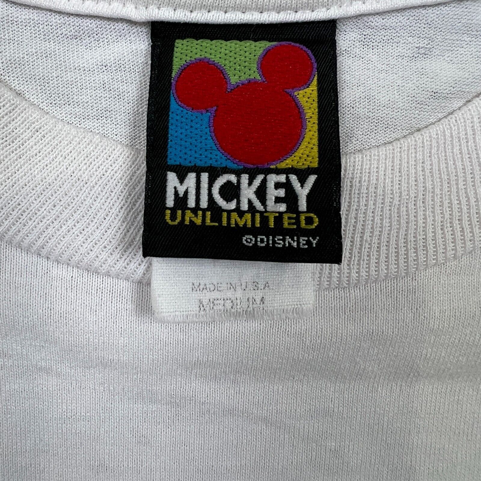 Disney × Mickey Mouse × Vintage Vintage 90s Disney Medium Mickey Mouse Cartoon Movie Tee Size US M / EU 48-50 / 2 - 11 Thumbnail