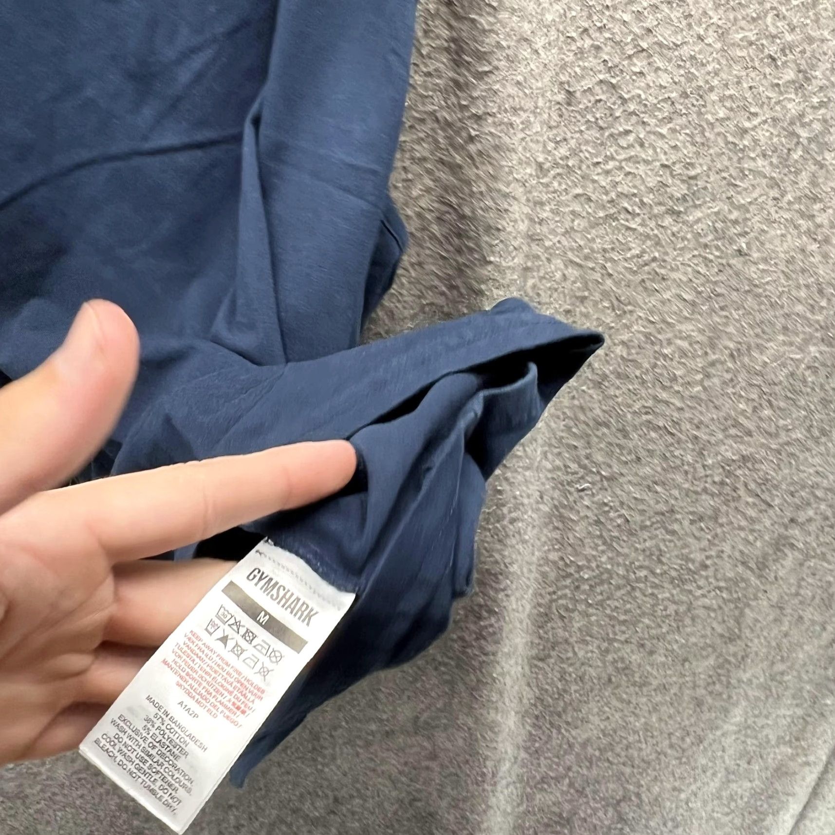 Gymshark Gymshark Shirt Women Medium Tank Blue Navy Sleeveless Racerback Cotton Knit Tank Top Ballpark Basic All Seasons Mens Womens Girls Boys? Size M / US 6-8 / IT 42-44 - 4 Thumbnail