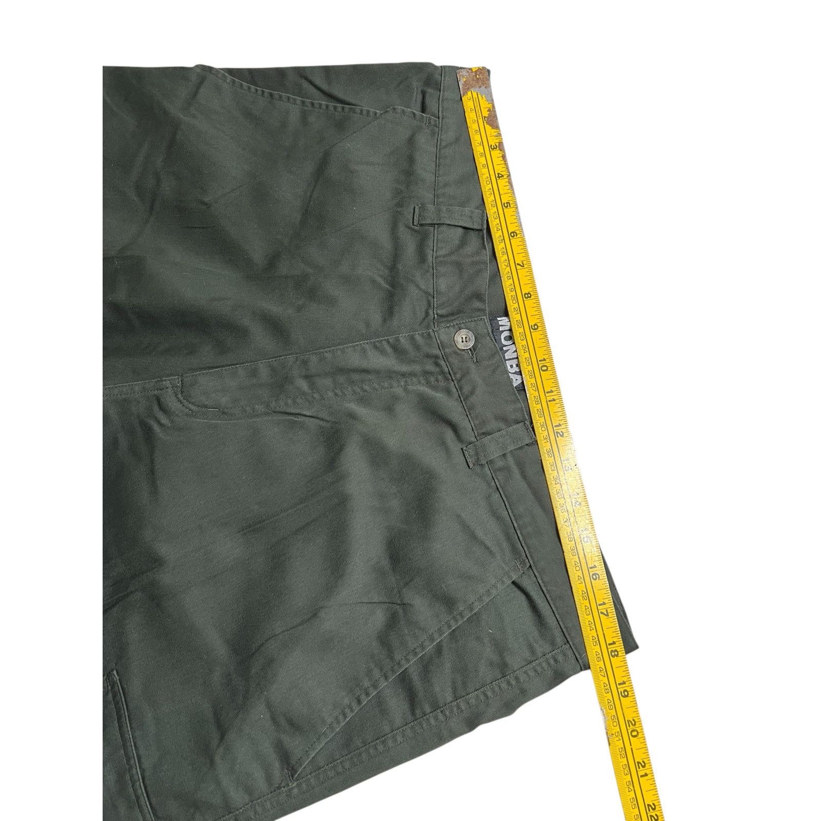 Vintage Vintage 90s Monba Cargo Pants Green 38 actual 36x30 baggy Size US 38 / EU 54 - 7 Thumbnail