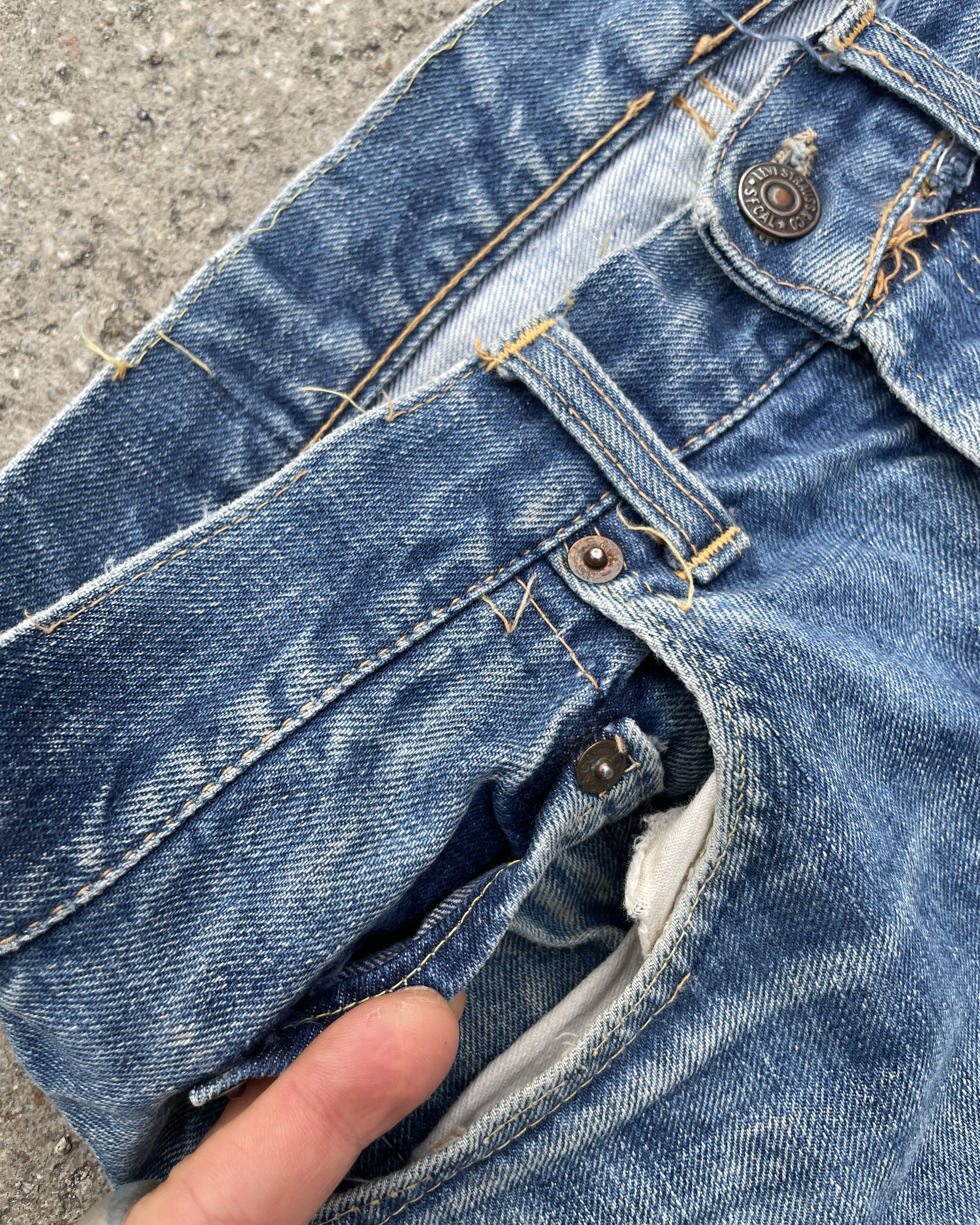 Levi's × Levi's Vintage Clothing Original LEVI'S 60's 551zxx Selvedge Denim Pants 501 Size US 30 / EU 46 - 3 Thumbnail