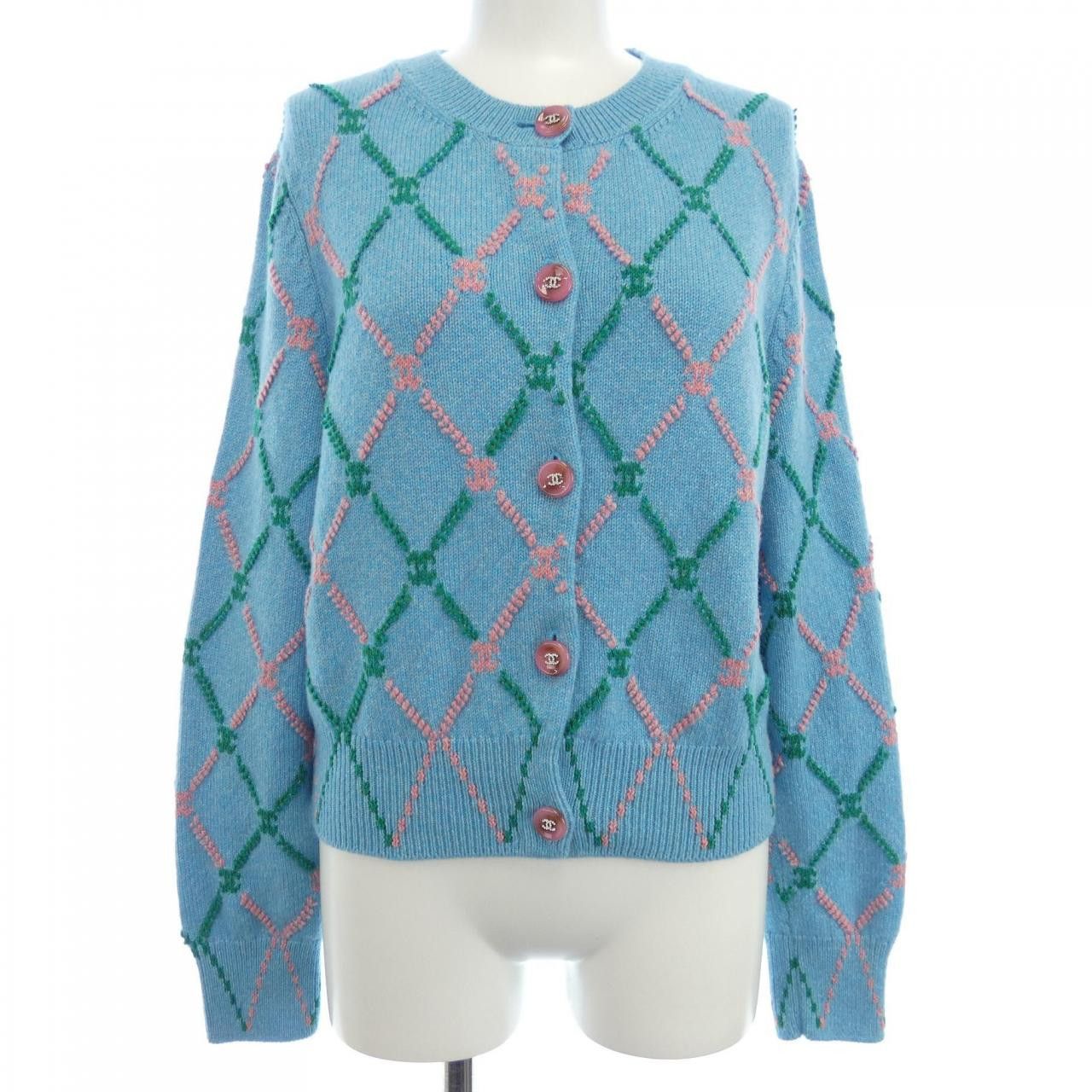 Chanel Chanel P77450K11170 Cashmere Cardigan Textile Tops P77450K11170 DUTY FREE for USA
