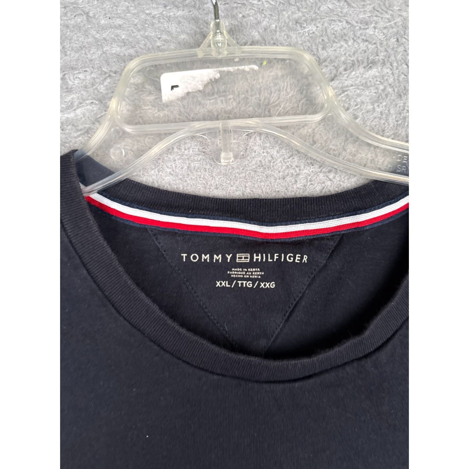 Tommy Hilfiger Tommy Hilfiger Shirt Adult 2XL Blue Cotton Short Sleeve Crew Pocket Logo Embroidered Size US XXL / EU 58 / 5 - 7 Thumbnail