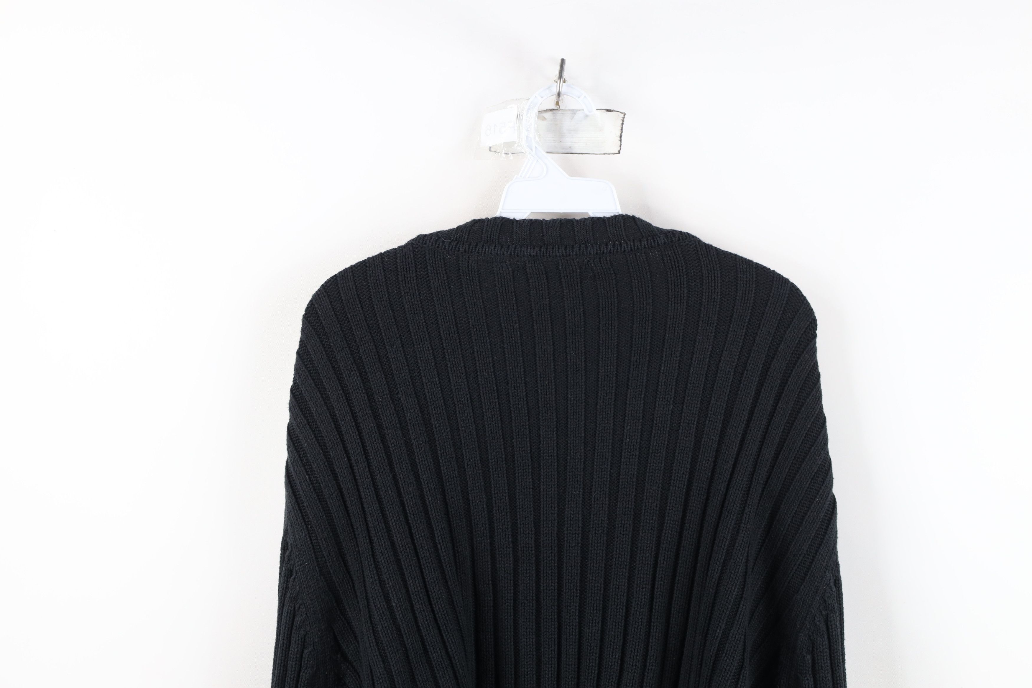 Vintage Vintage 90s Streetewear Heavyweight Ribbed Knit Sweater Size US XL / EU 56 / 4 - 14 Thumbnail
