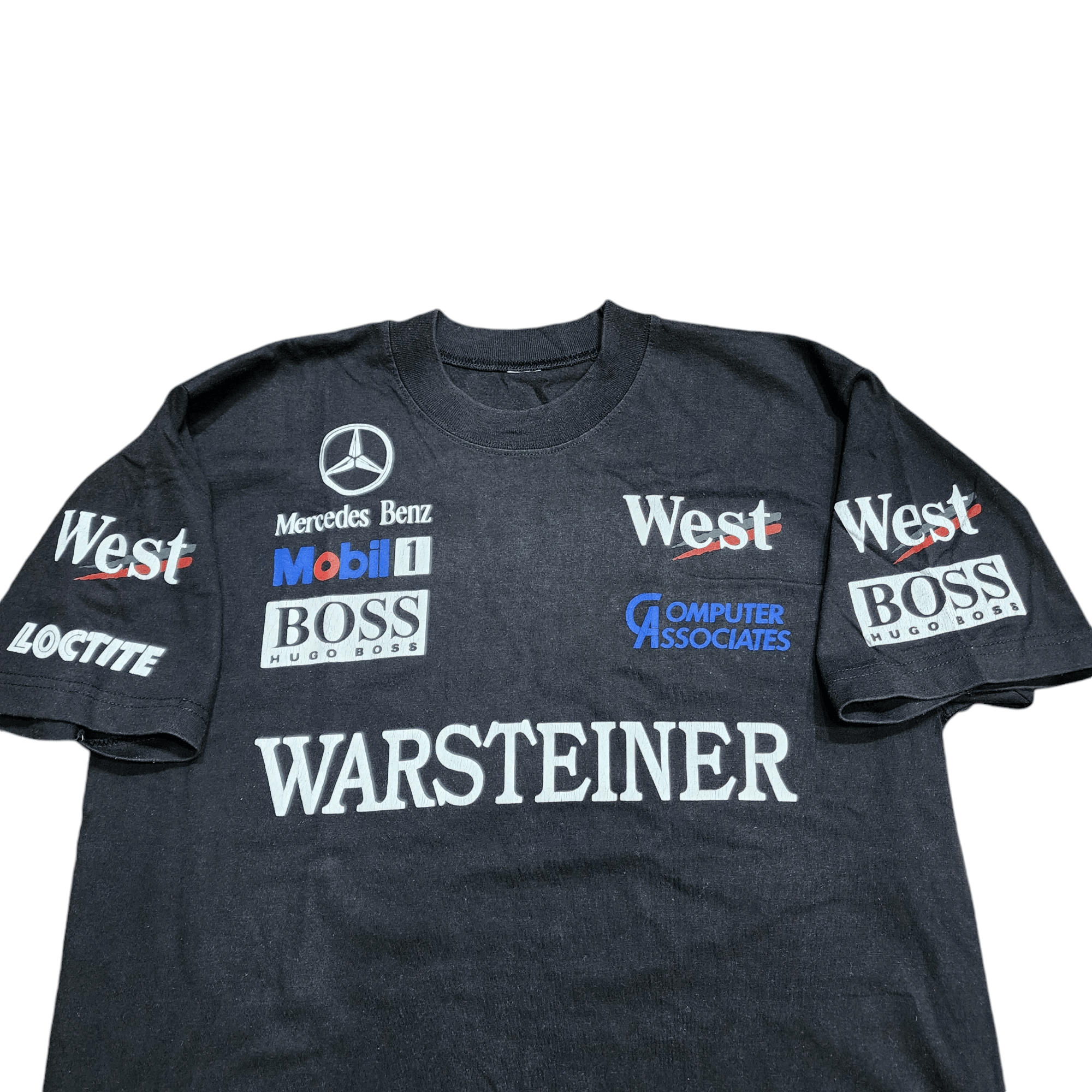 Mercedes-Benz × Vintage Vintage F1 Mercedes Hugo Boss 🏁 🏎 tees Warsteiner Shirts Size US M / EU 48-50 / 2 - 1 Thumbnail