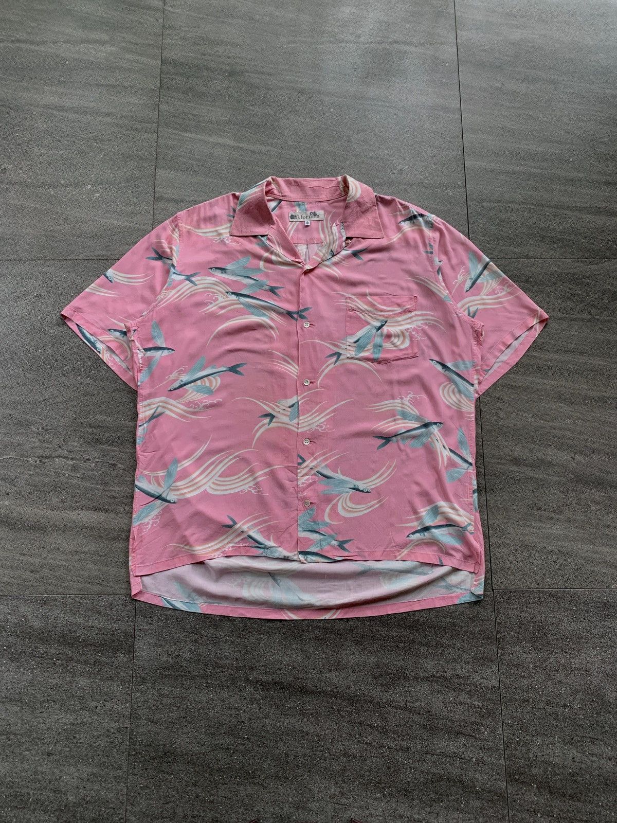 Yohji Yamamoto FREE TAX! Fish Hawaiian Relaxed Shirt Size US M / EU 48-50 / 2 - 2 Thumbnail