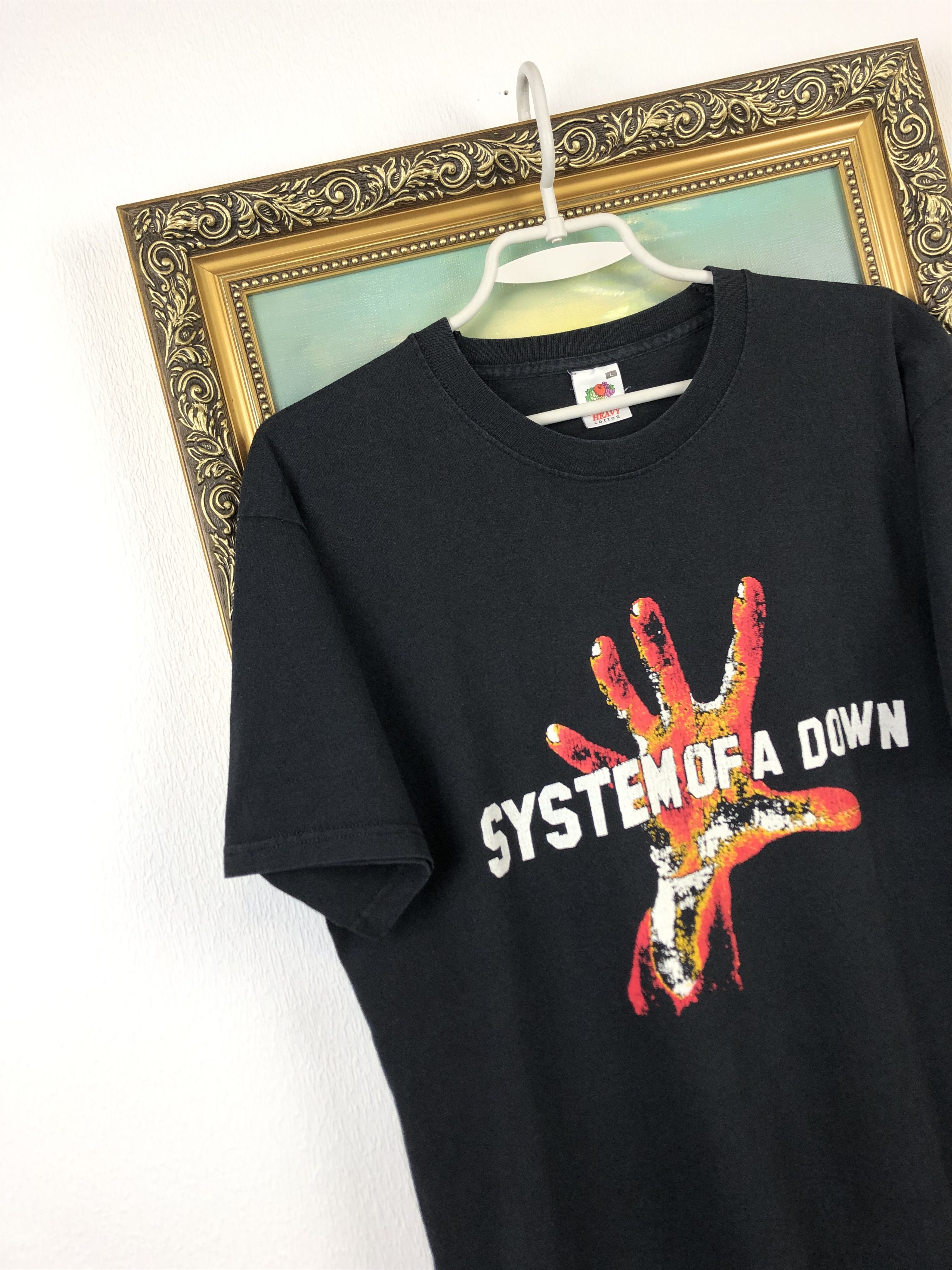 Band Tees × Vintage Vintage System Of A Down Band Tee Shirt Rare Hype Size US L / EU 52-54 / 3 - 3 Thumbnail