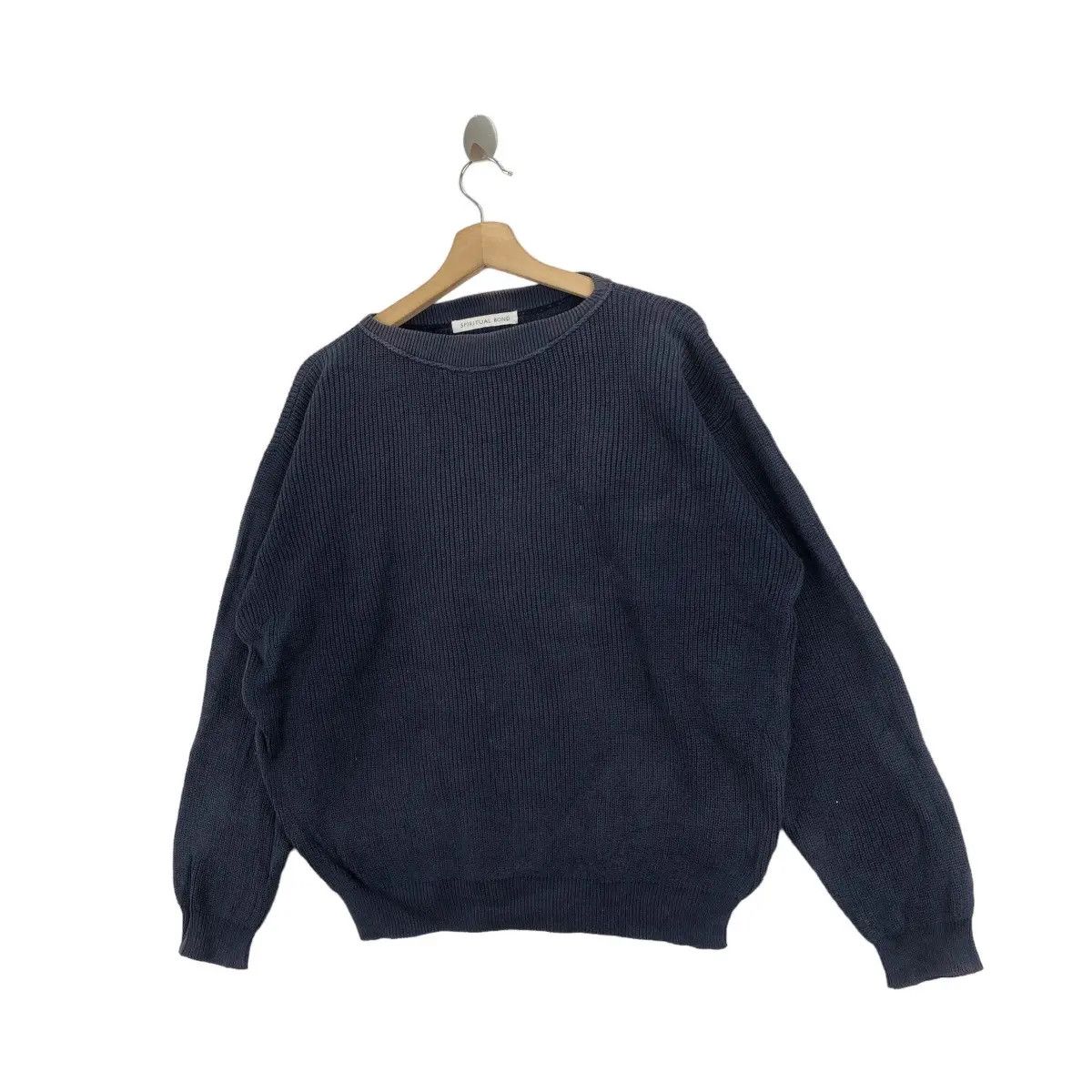 Vintage Vtg SPIRITUAL BOND Pure Nature Indigo Knitwear Sweater Size XXL / US 16-18 / IT 52-54 - 5 Thumbnail