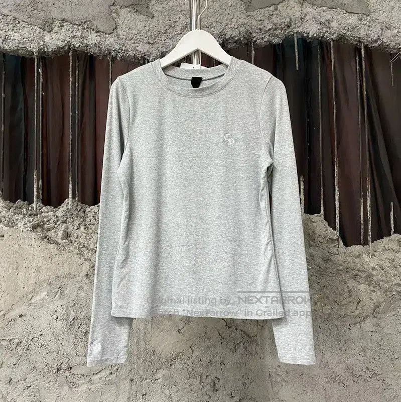 Chrome Hearts Chrome Hearts Gray Long Sleeve Cropped T-shirt . Size M / US 6-8 / IT 42-44 - 1 Thumbnail