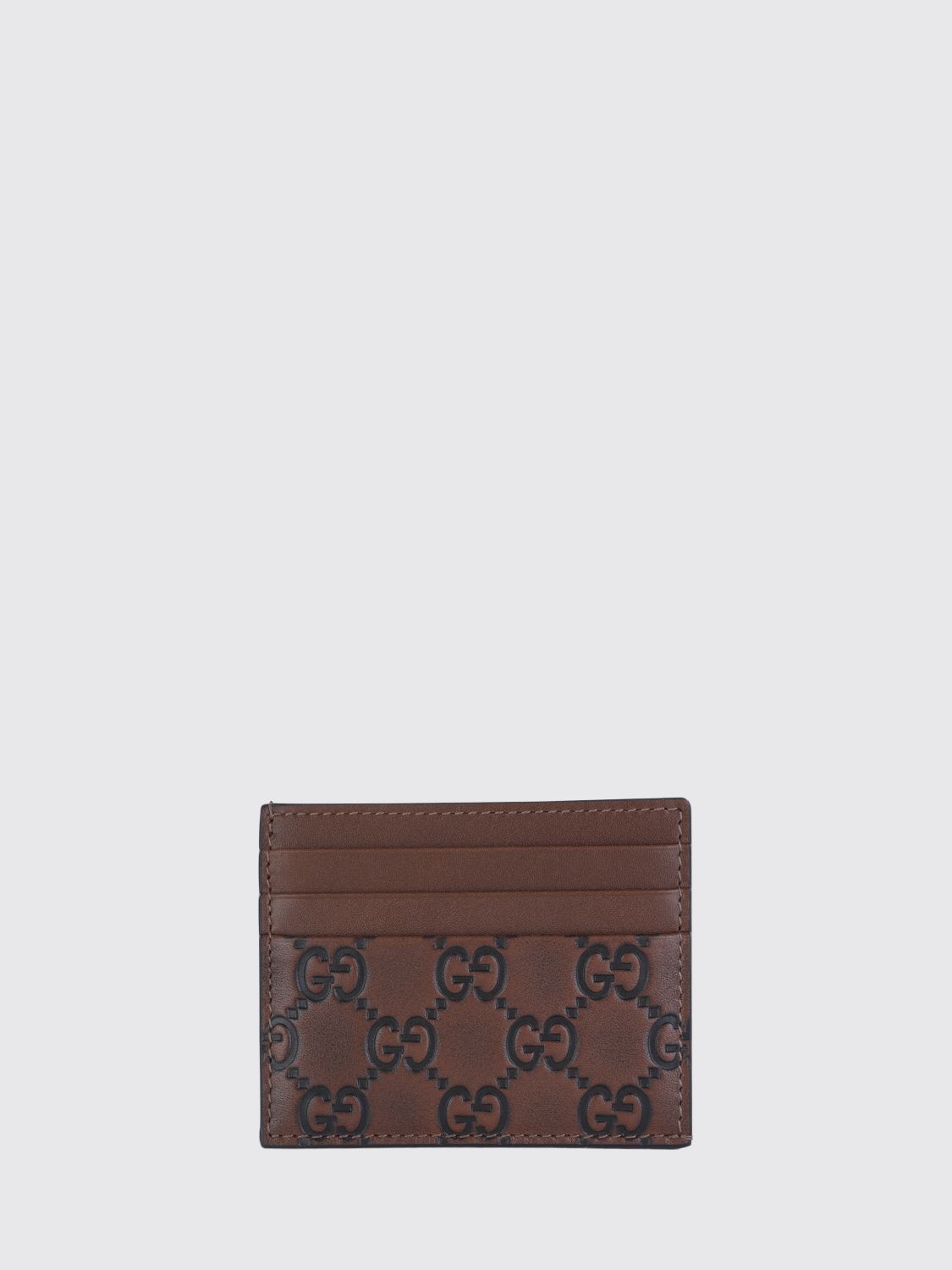 Gucci Gucci Wallet Men Brown Size ONE SIZE - 1 Thumbnail