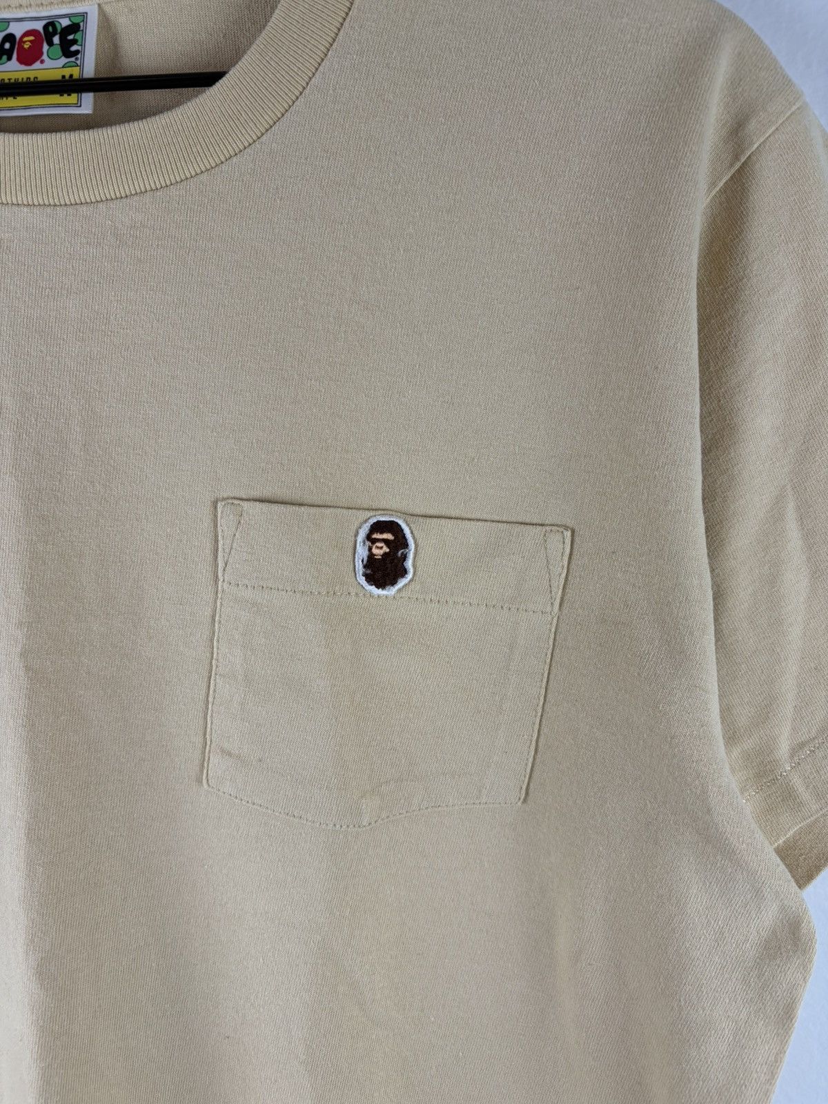 Bape Bape One Point Logo Pocket Tee Size US M / EU 48-50 / 2 - 2 Thumbnail